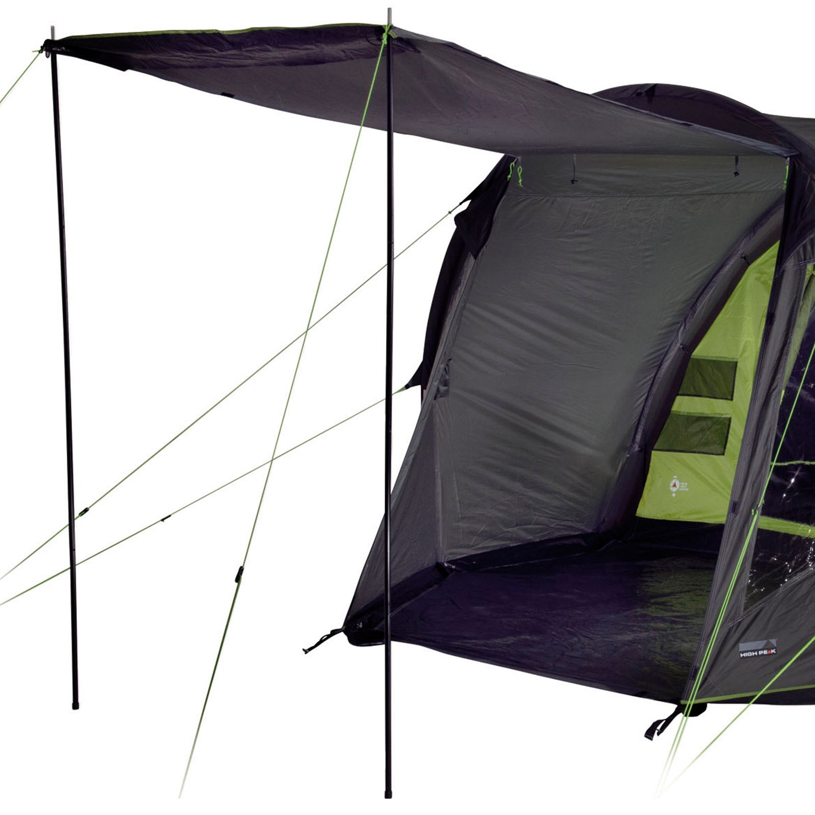 Tente dôme HIGH PEAK Samos 5 tente familiale tente de camping 5 personnes grand vestibule