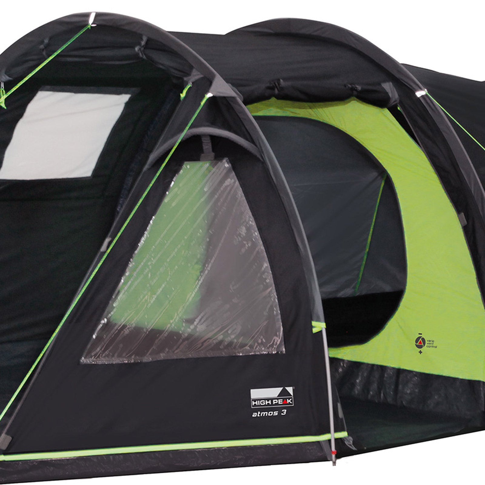 HIGH PEAK Trekking Tent Atmos 2-3 Persons Camping Tunnel Family Tent Apside