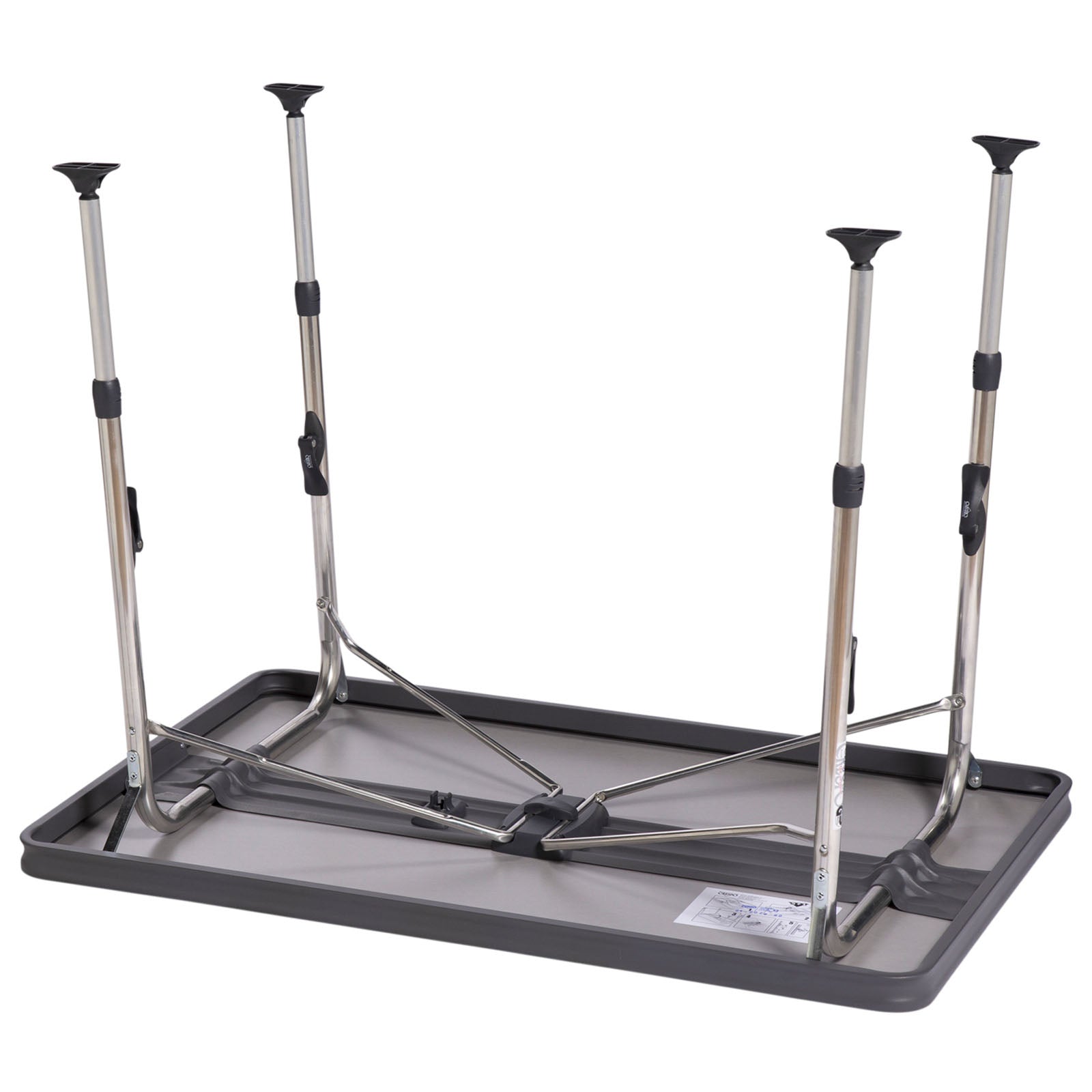 CRESPO Camping Tisch & Liege Stuhl Set 213CT Klapptisch Falttisch Klappstuhl Alu