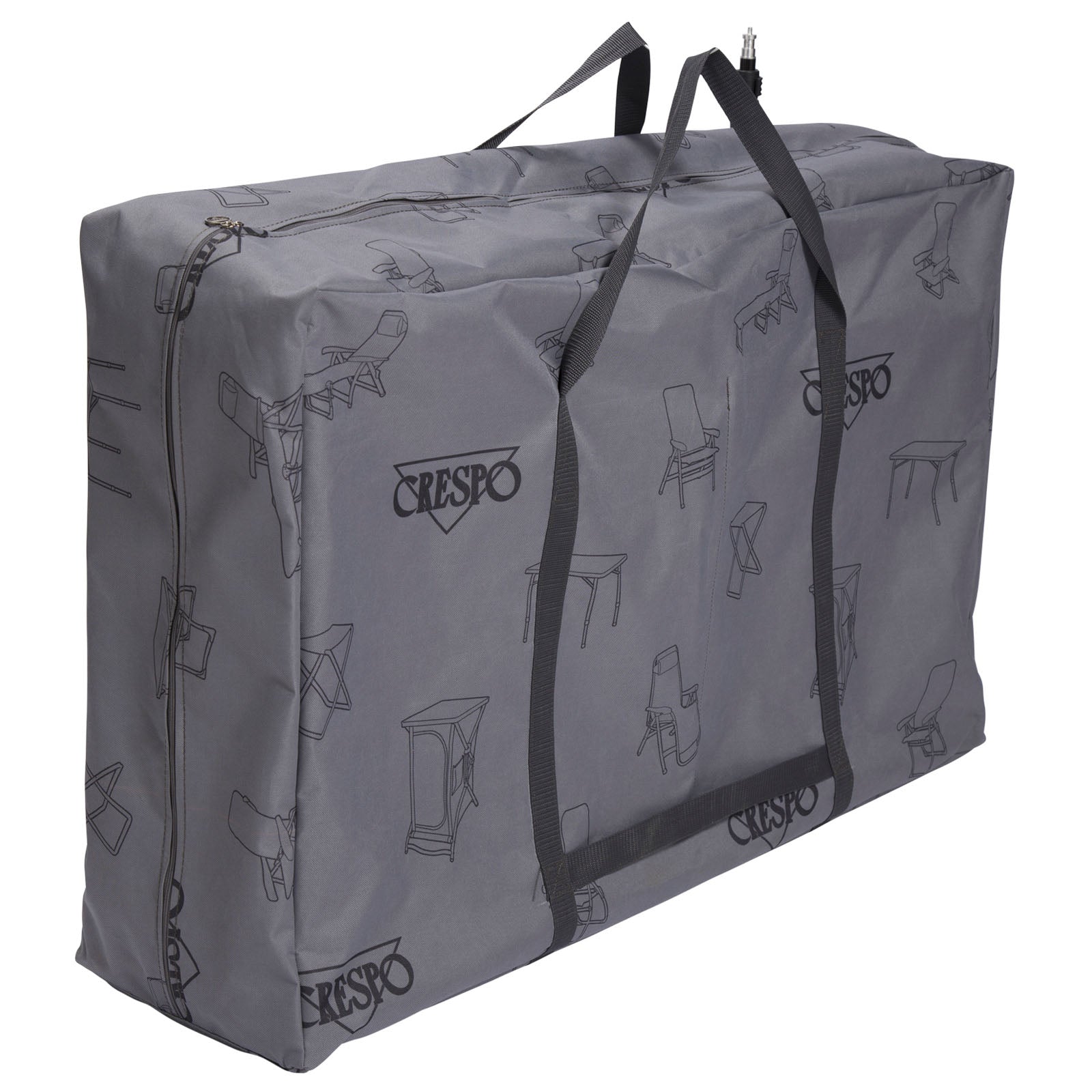 CRESPO Camping Tisch & Liege Stuhl Set 213CT Klapptisch Falttisch Klappstuhl Alu