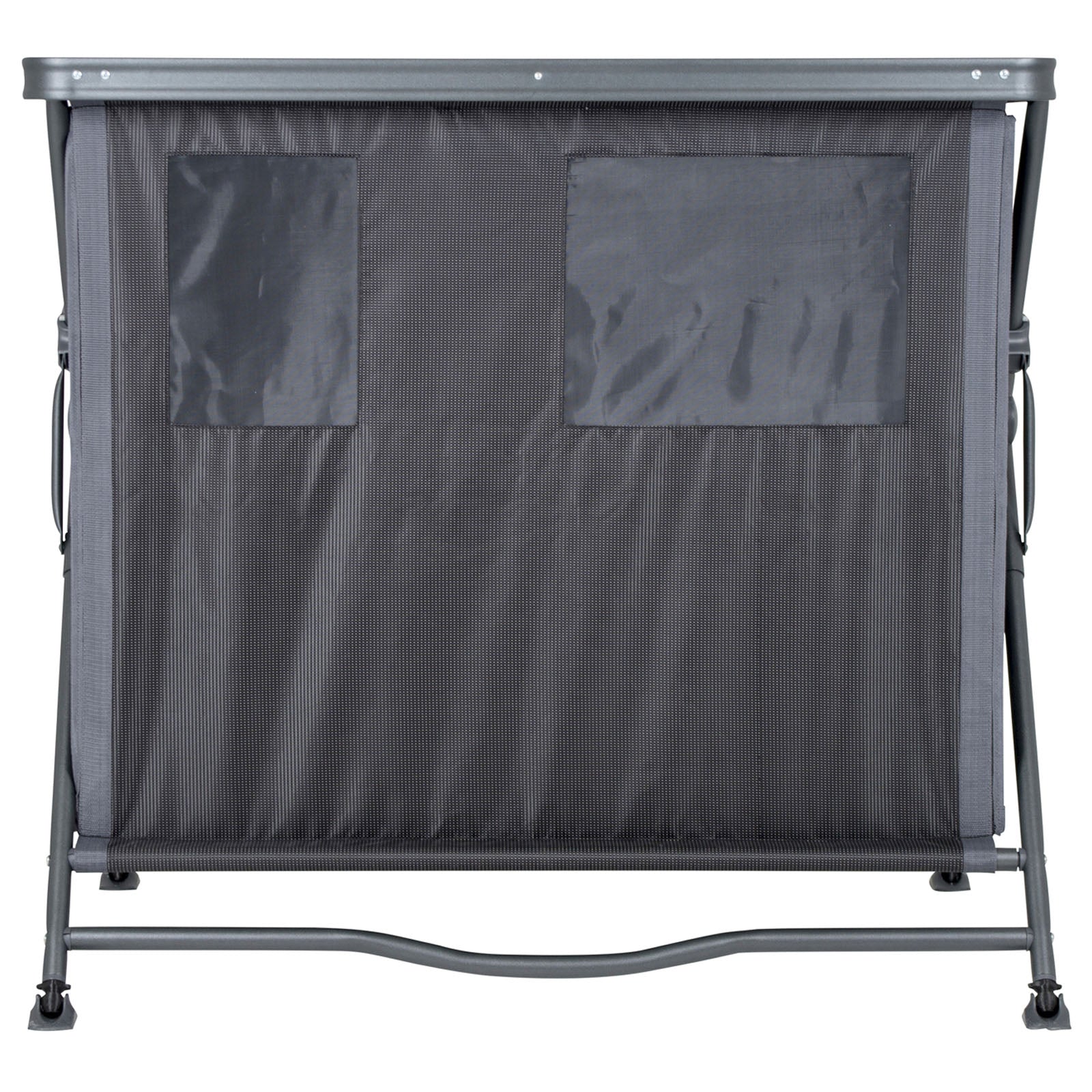 CRESPO Campingkeuken AP 105 Opvouwbare kast, tafel, stoffen ladekast, caravan, opvouwbaar