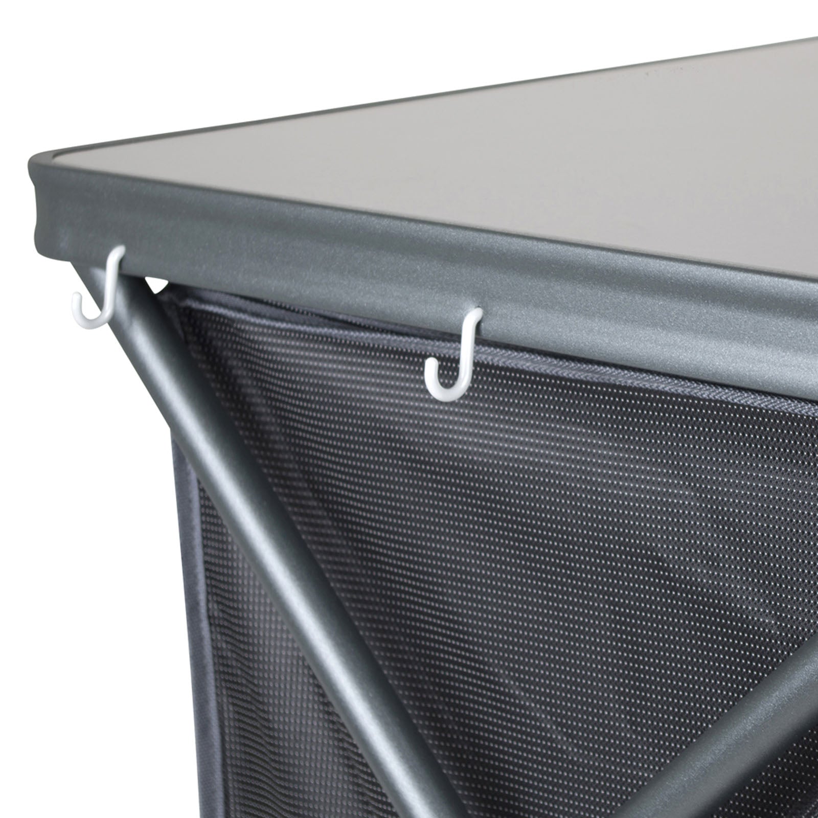 Cuisine de camping CRESPO AP 105, armoire pliante, table, commode en tissu, caravane pliable