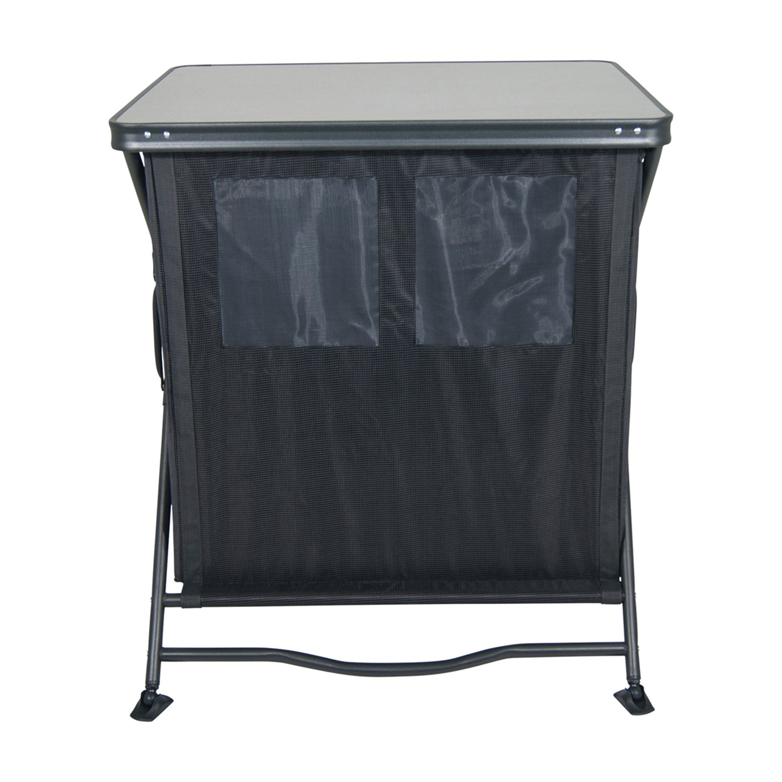 Cuisine de camping CRESPO AP 104, armoire pliante, table, commode en tissu, caravane pliable