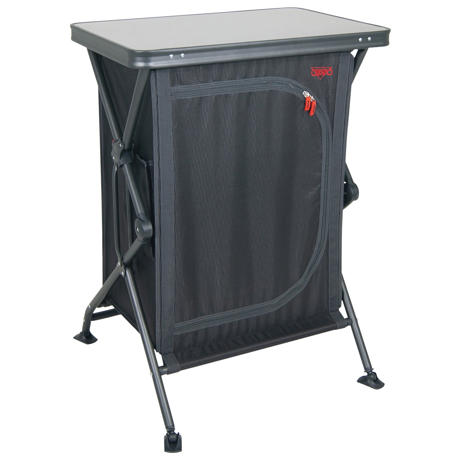 CRESPO Camping Küche AP 106 Falt Schrank Tisch Stoff Kommode Wohnwagen Faltbar
