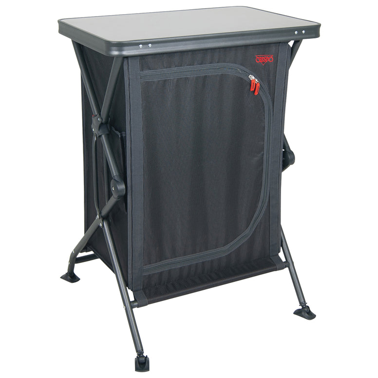 Cuisine de camping CRESPO AP 106, armoire pliante, table, commode en tissu, caravane pliable