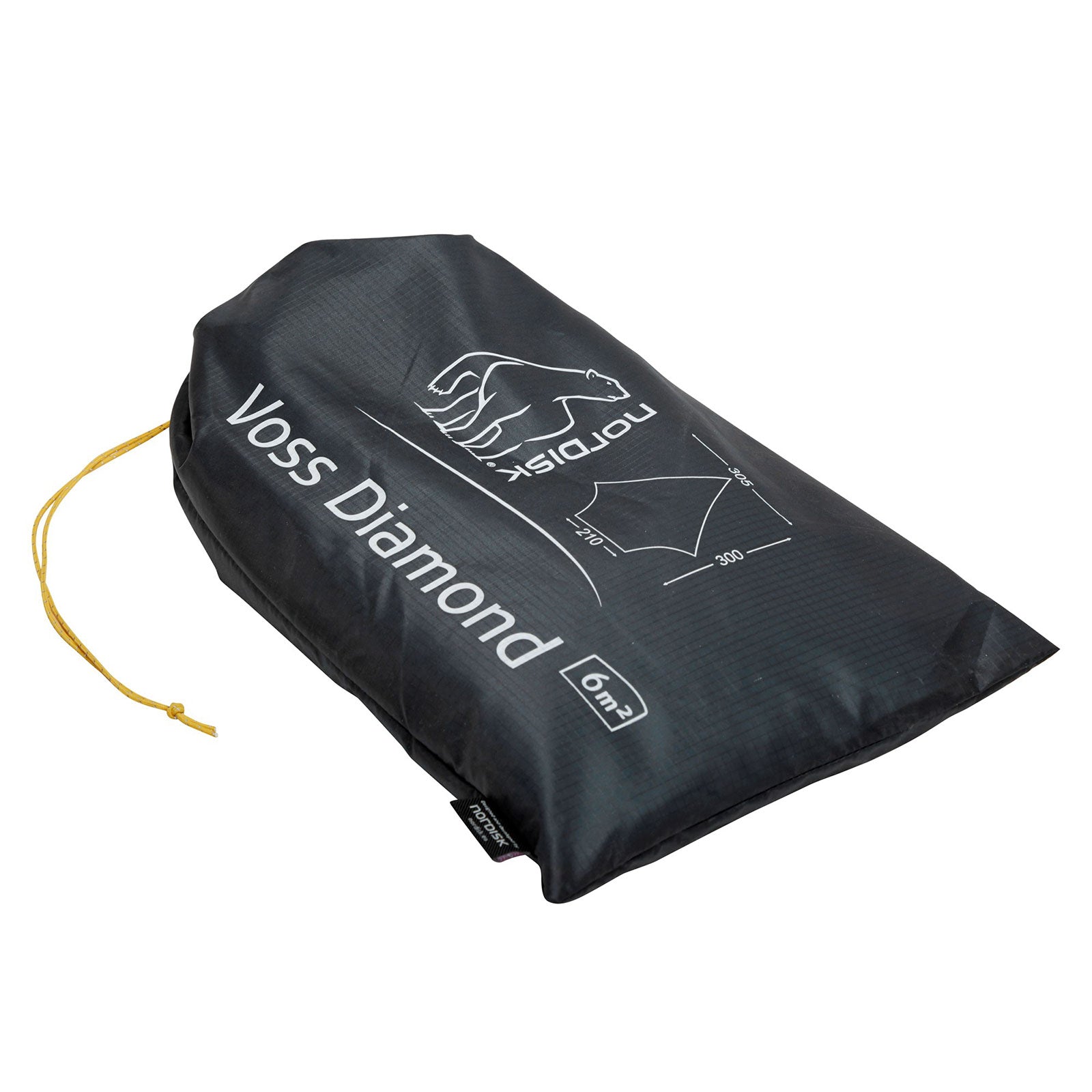 NORDISK Voss Diamond SI Tarp Sun Shade Camping Windbreak Front Tent Tarpaulin 3x3 m