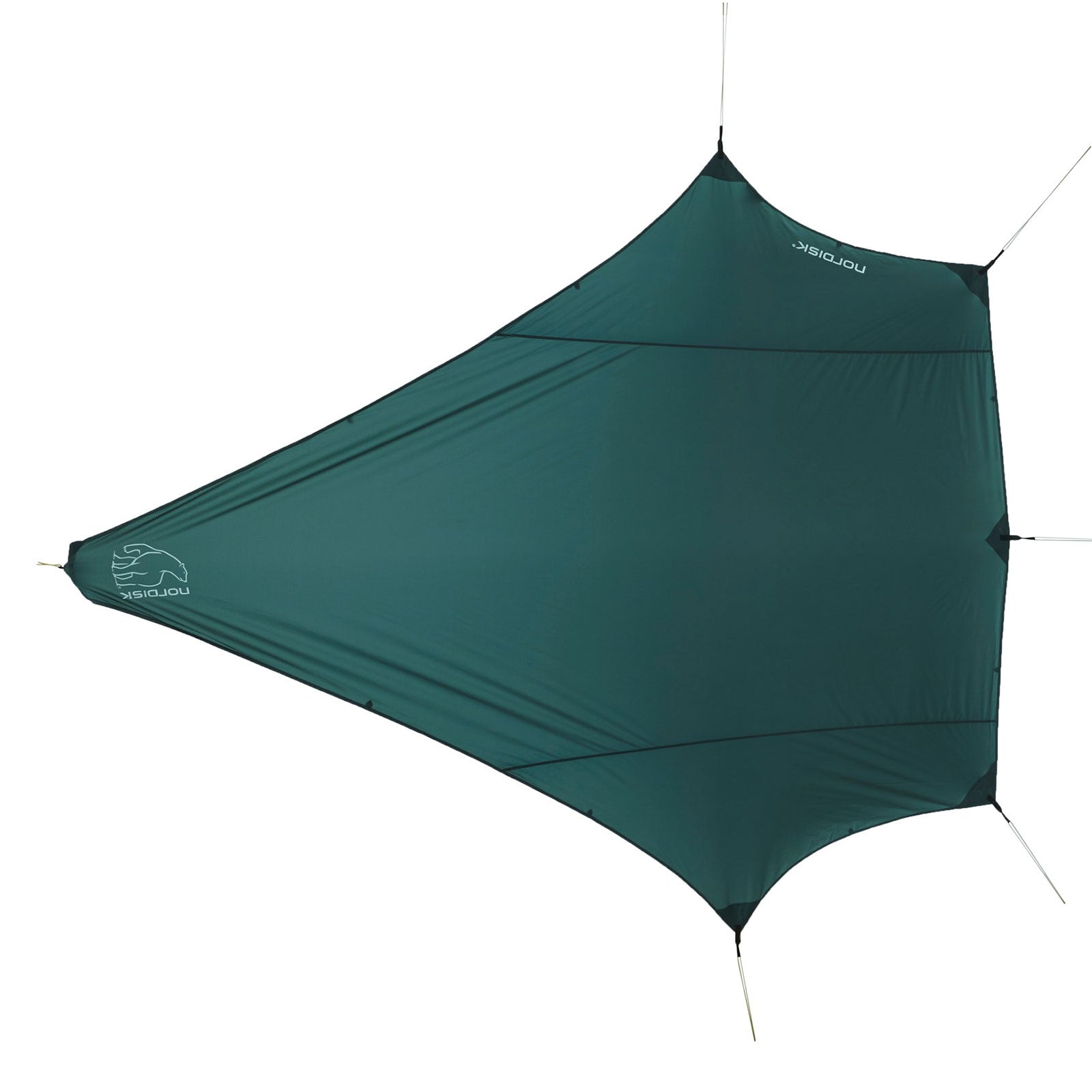NORDISK Voss Diamond SI Tarp Sun Shade Camping Windbreak Front Tent Tarpaulin 3x3 m