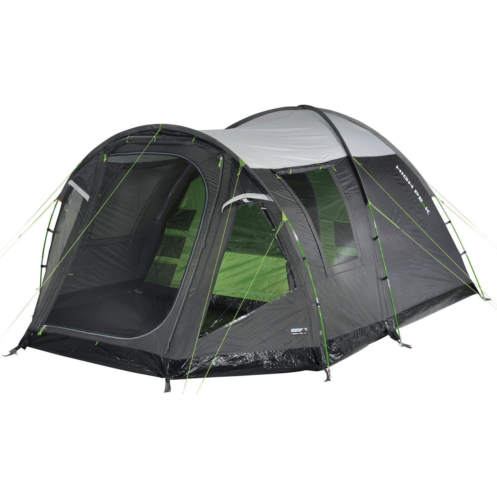 Tente dôme HIGH PEAK Santiago Tente familiale 5 personnes Tente de camping Grand vestibule