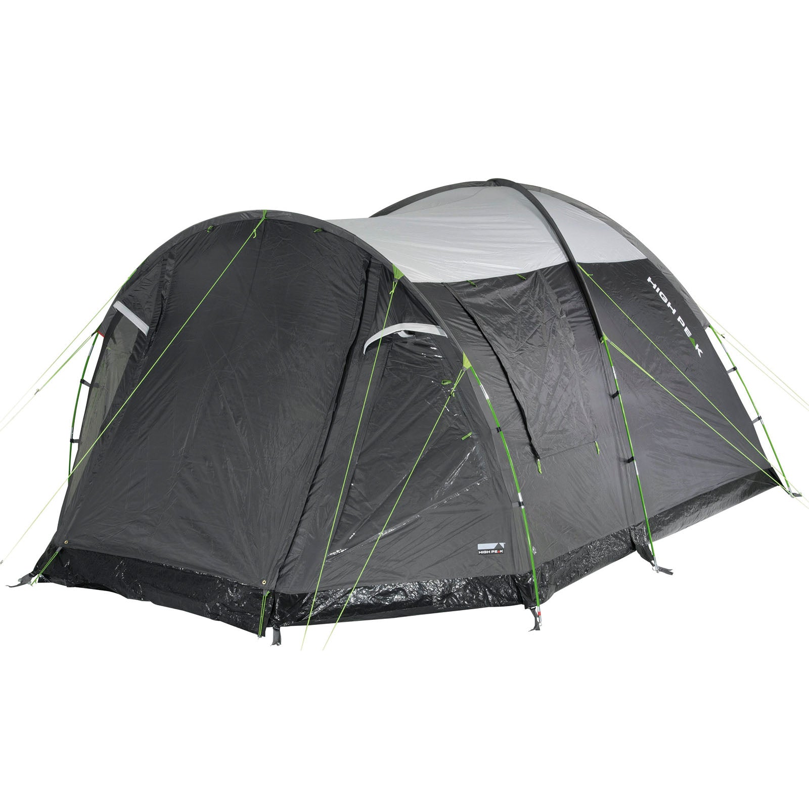 HIGH PEAK Kuppelzelt Santiago 5 Personen Familienzelt Camping Zelt Groß Vorraum