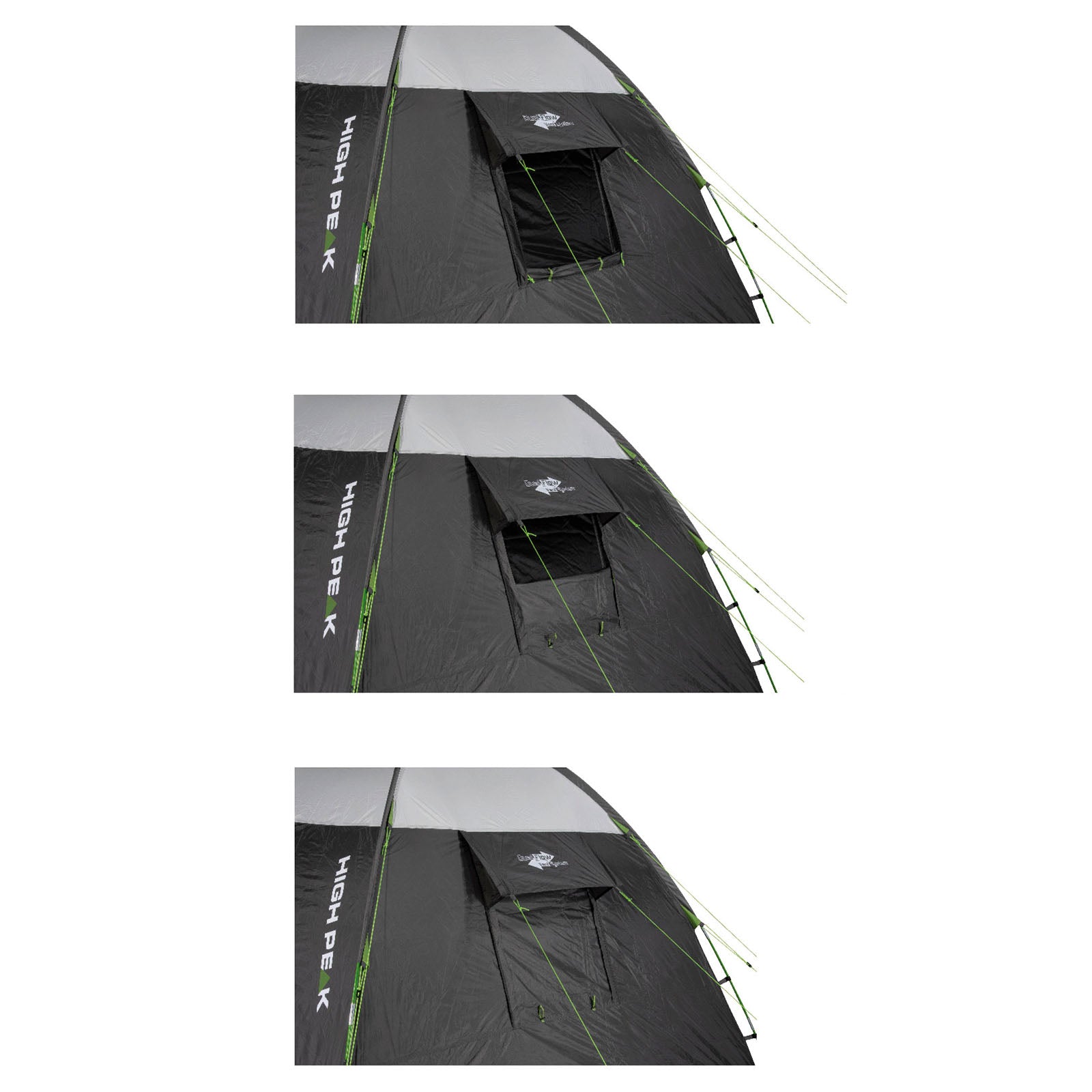 Tente dôme HIGH PEAK Santiago – Tente familiale pour 5 personnes – Tente de camping avec grand vestibule