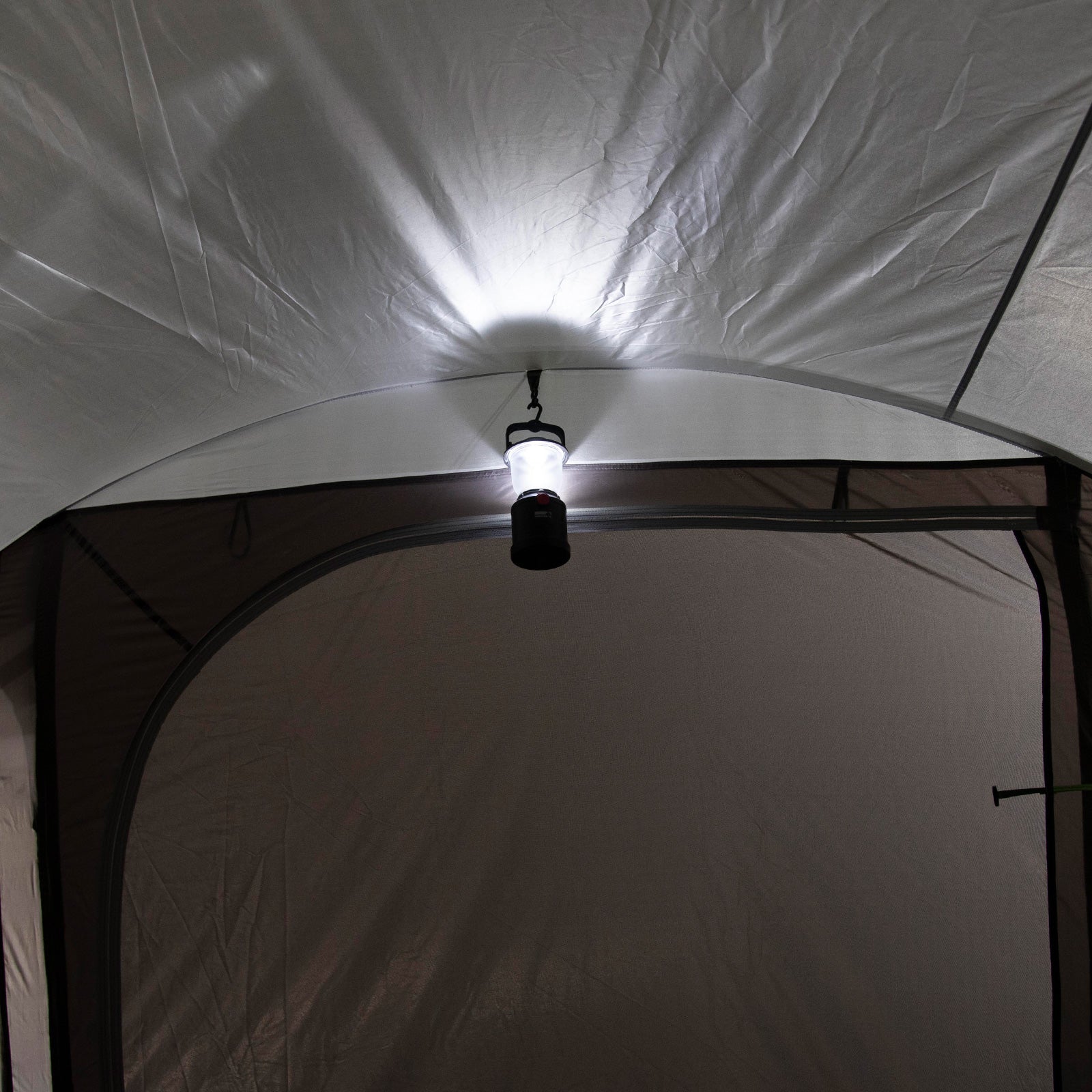 Tente tunnel HIGH PEAK Meran Tente de camping familiale 4 personnes avec 2 cabines et vestibule