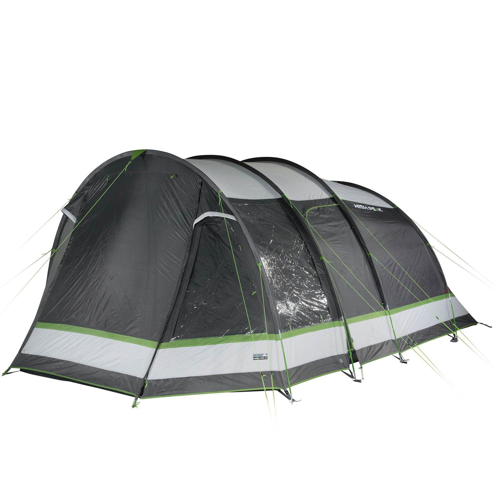HIGH PEAK Bozen 6 person family tent XL tunnel tent festival tent vestibule large