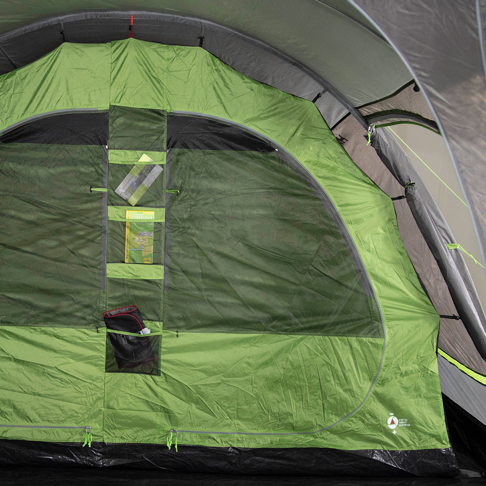 HIGH PEAK Bozen 6 person family tent XL tunnel tent festival tent vestibule large
