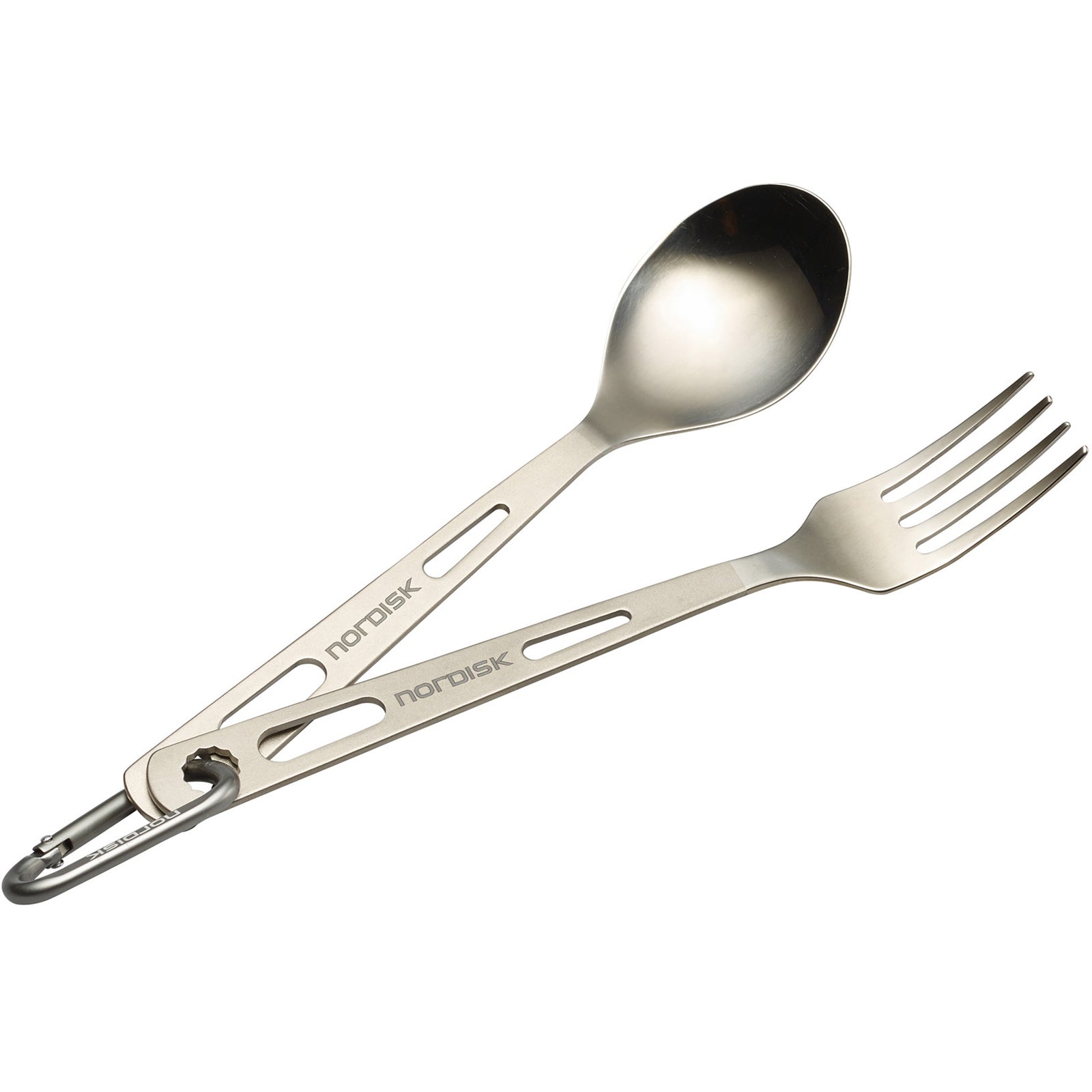 NORDISK camping cutlery 2-piece - titanium outdoor camping cutlery - robust and lightweight