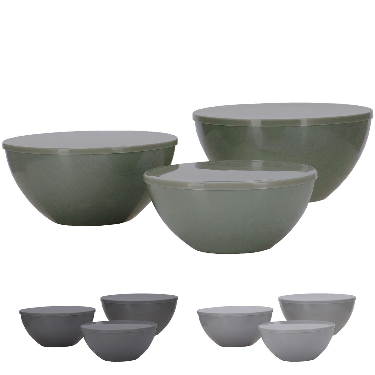 TRAVELLIFE Salat Schüssel Set Palma Camping Schalen Melamin Keramik Op
