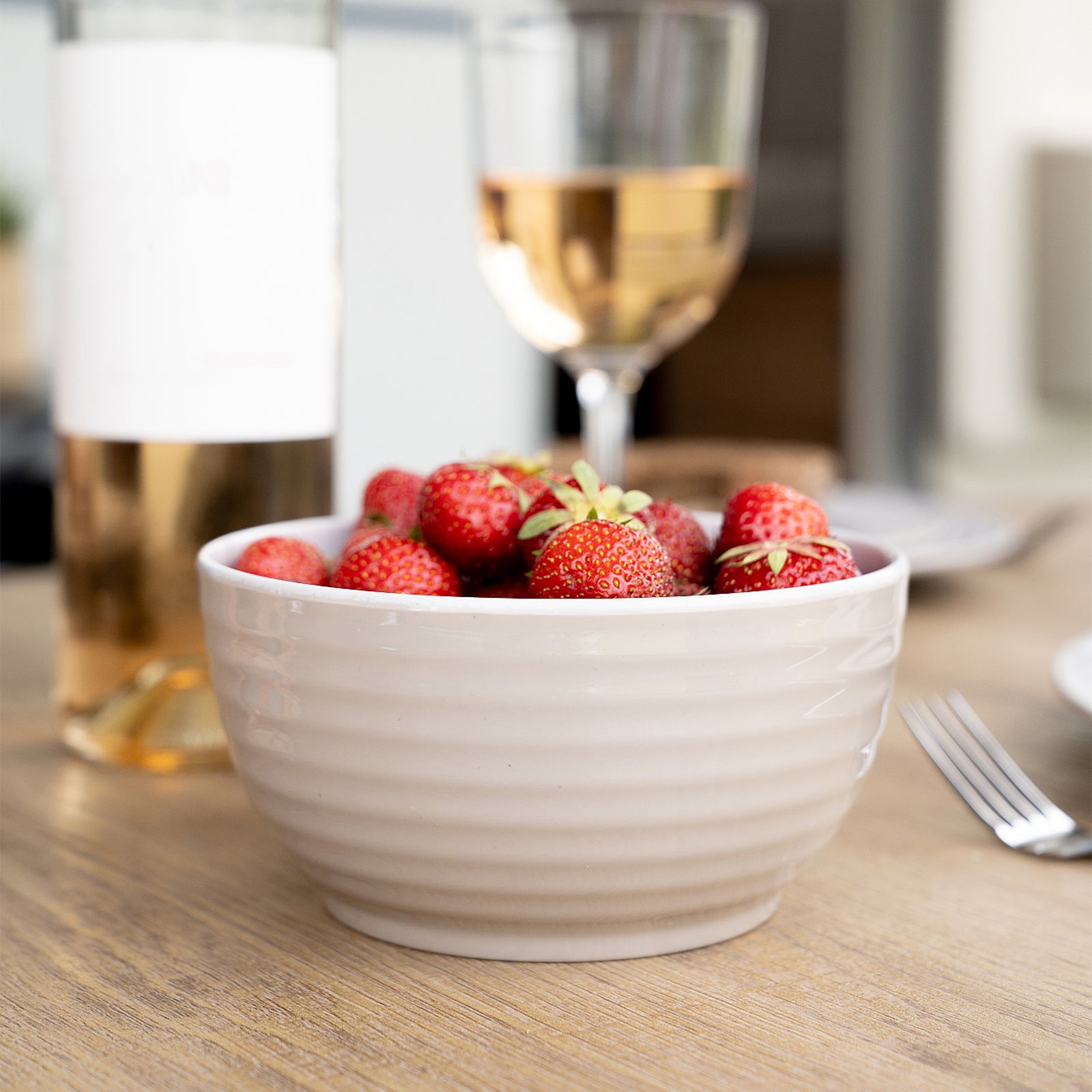 TRAVELLIFE Melamin Geschirr Set Palma Camping Glasierte Keramik Optik 16 teilig