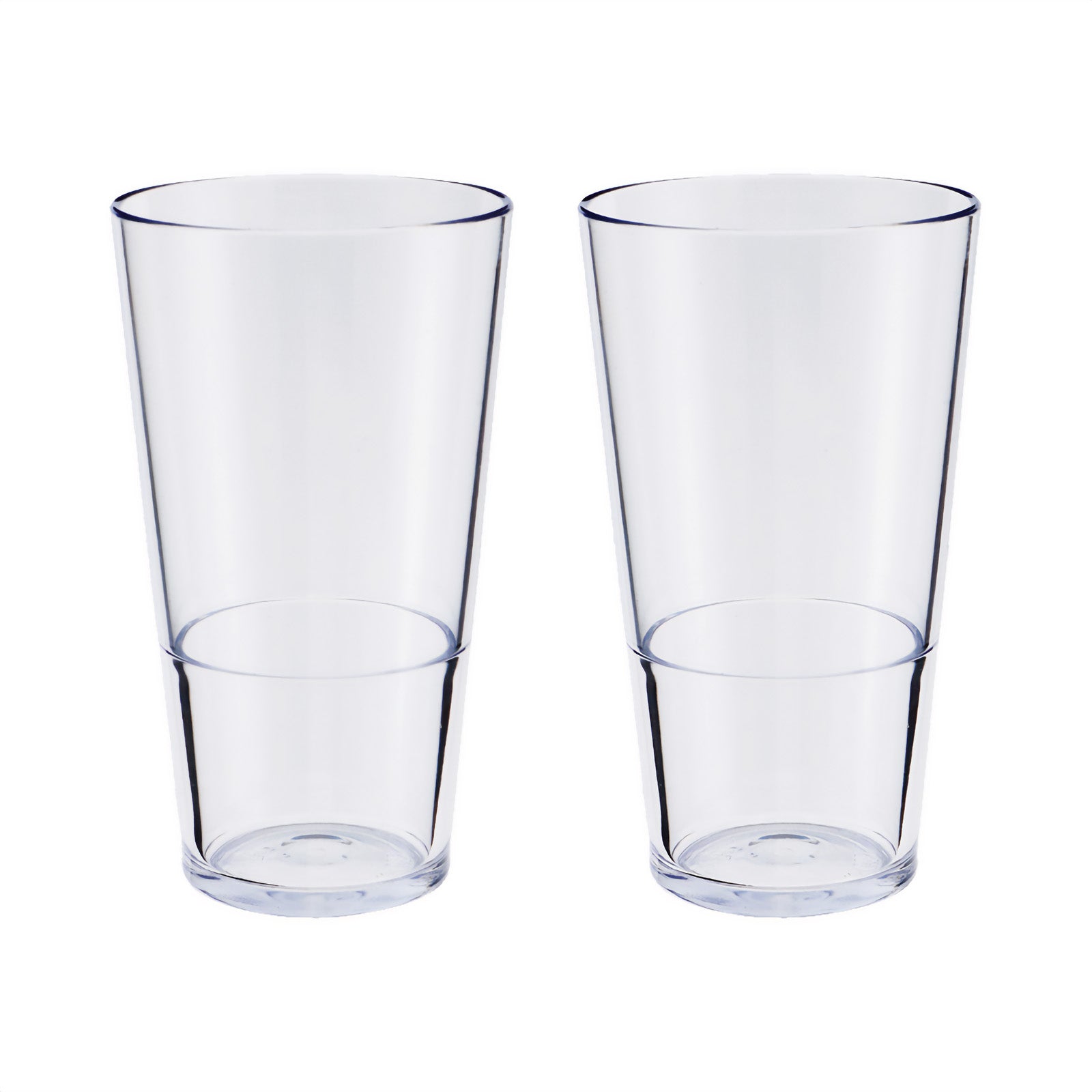TRAVELLIFE 2er Set Bier Gläser Lua Camping Wasser Longdrink Glas Tritan 330 ml