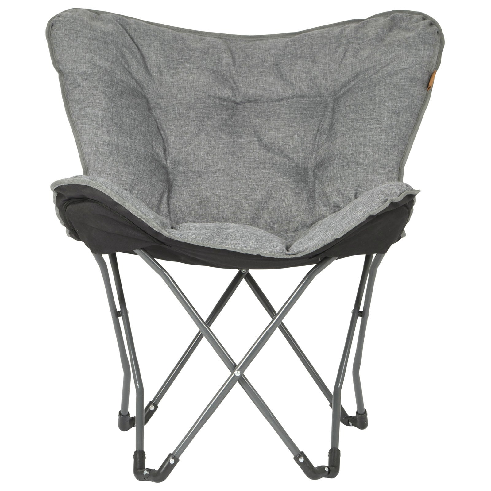 BO-CAMP Vlinderstoel Redbridge Camping Tuin Lounge Klapstoel Fauteuil