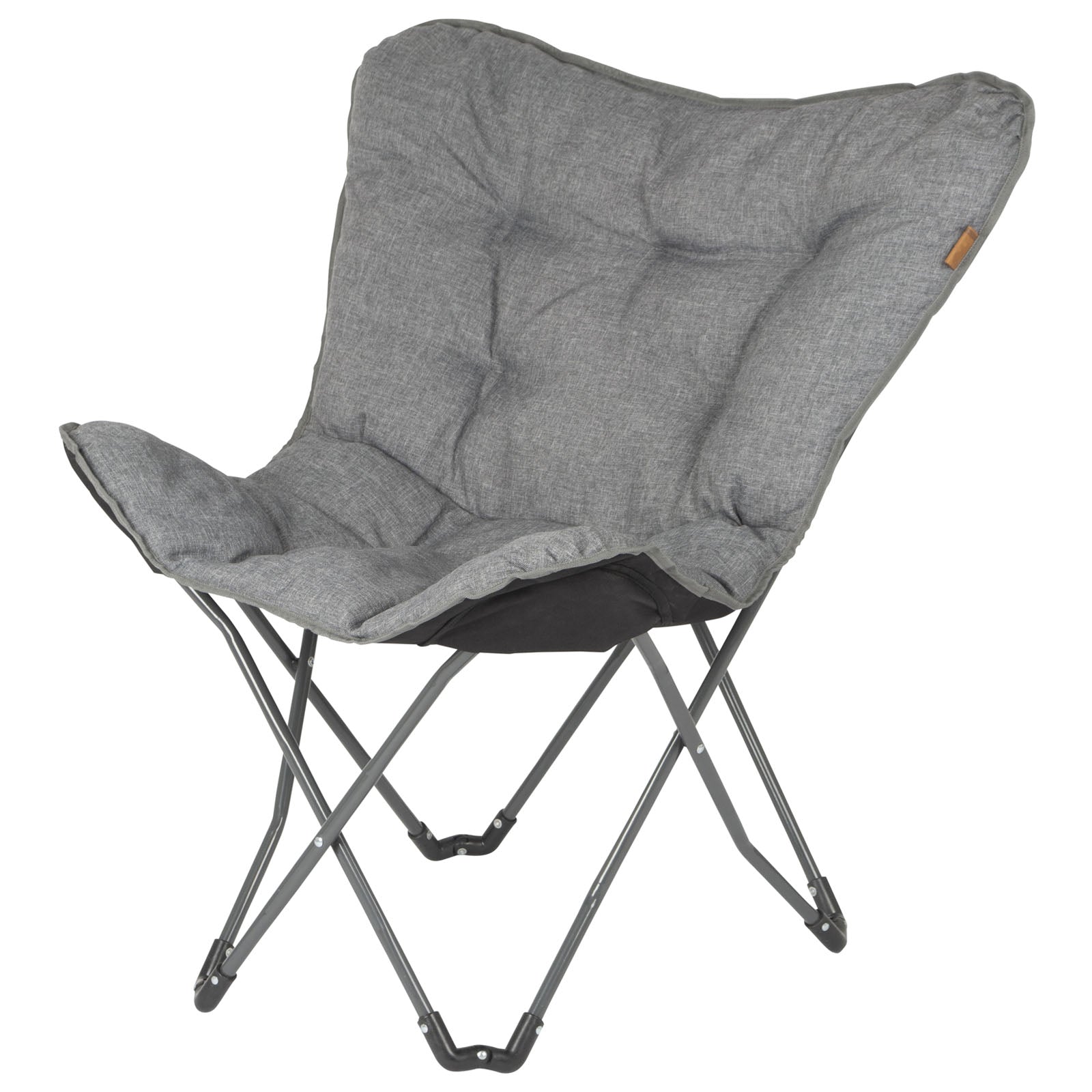 BO-CAMP Vlinderstoel Redbridge Camping Tuin Lounge Klapstoel Fauteuil