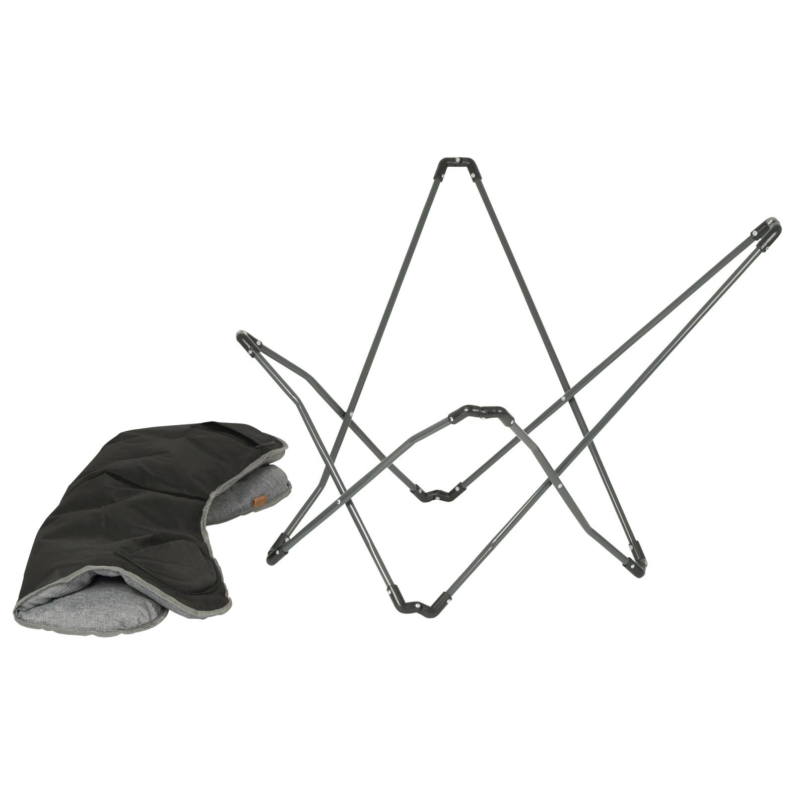 BO-CAMP Vlinderstoel Redbridge Camping Tuin Lounge Klapstoel Fauteuil