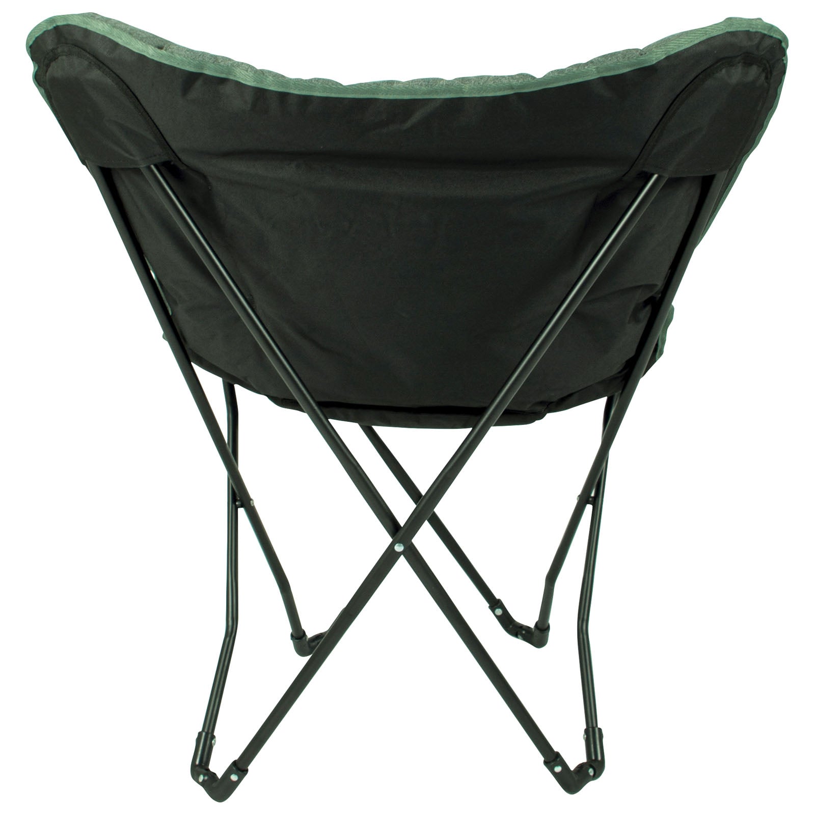 BO-CAMP Butterfly Chair Himrod Camping Garden Lounge Chair Armchair Folding Chair