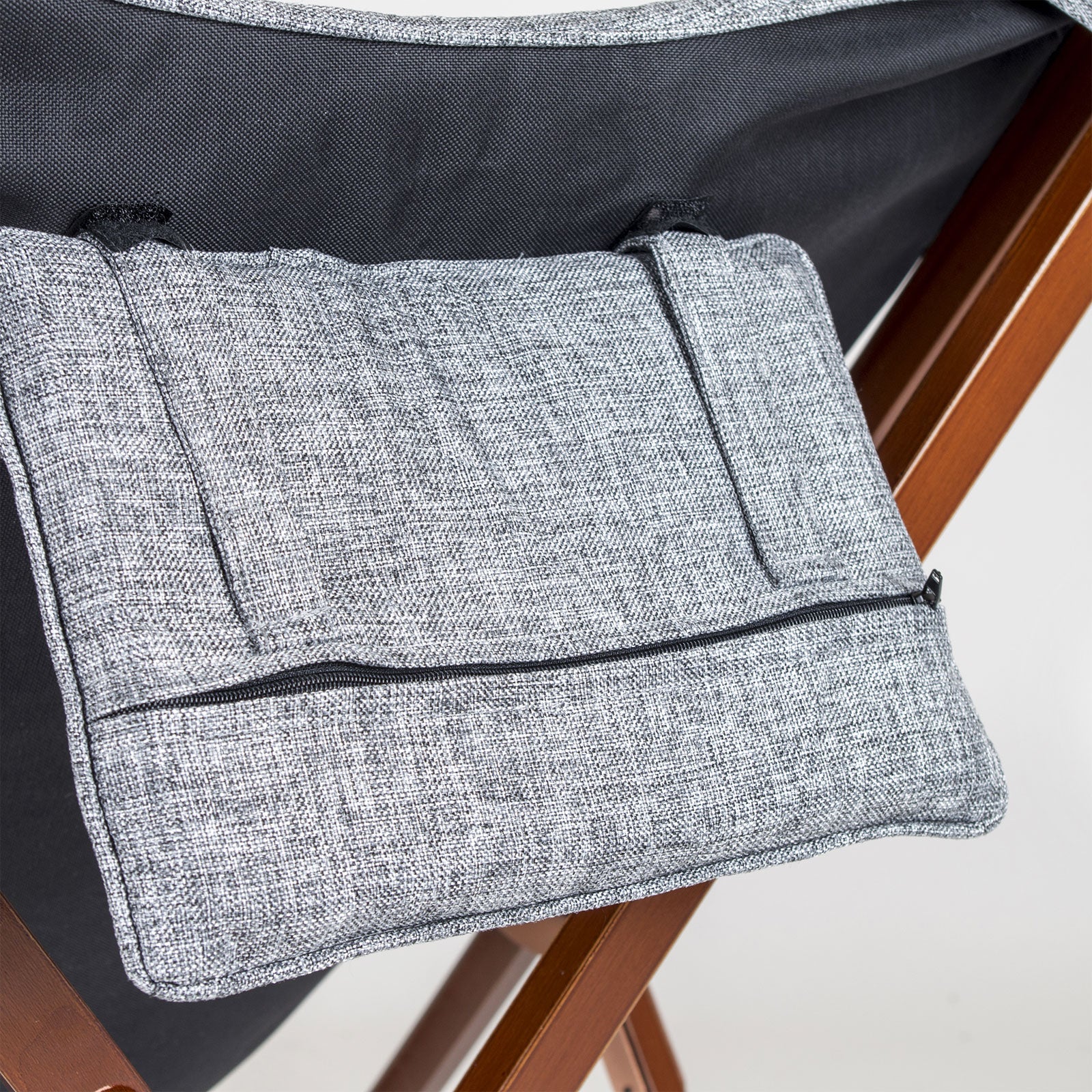 Chaise de camping pliante BO-CAMP Bloomsbury, fauteuil de jardin en bois pliable, 120 kg