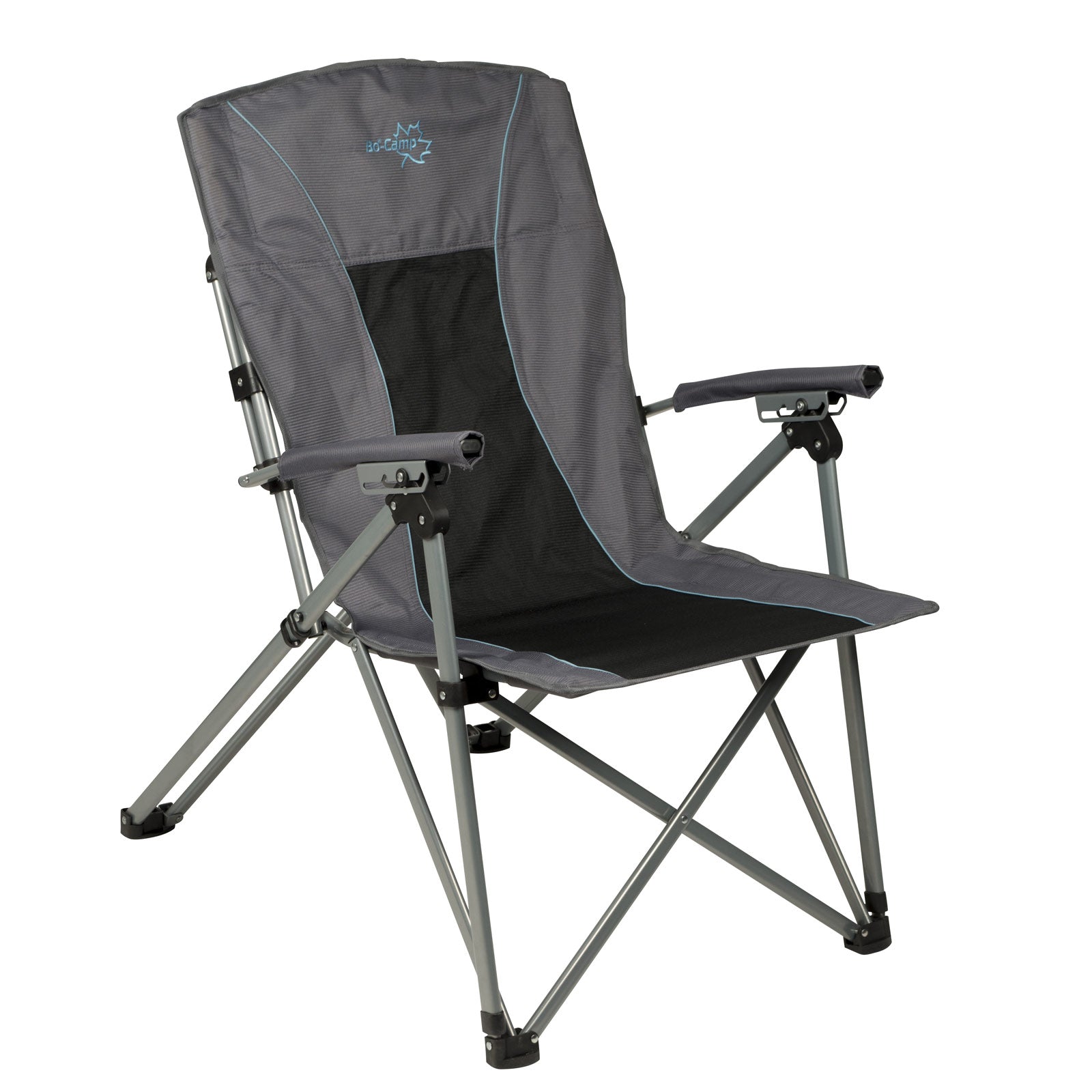 BO-CAMP Deluxe King Plus Campingstuhl Klapp Stuhl Angeln Falt Sessel verstellbar