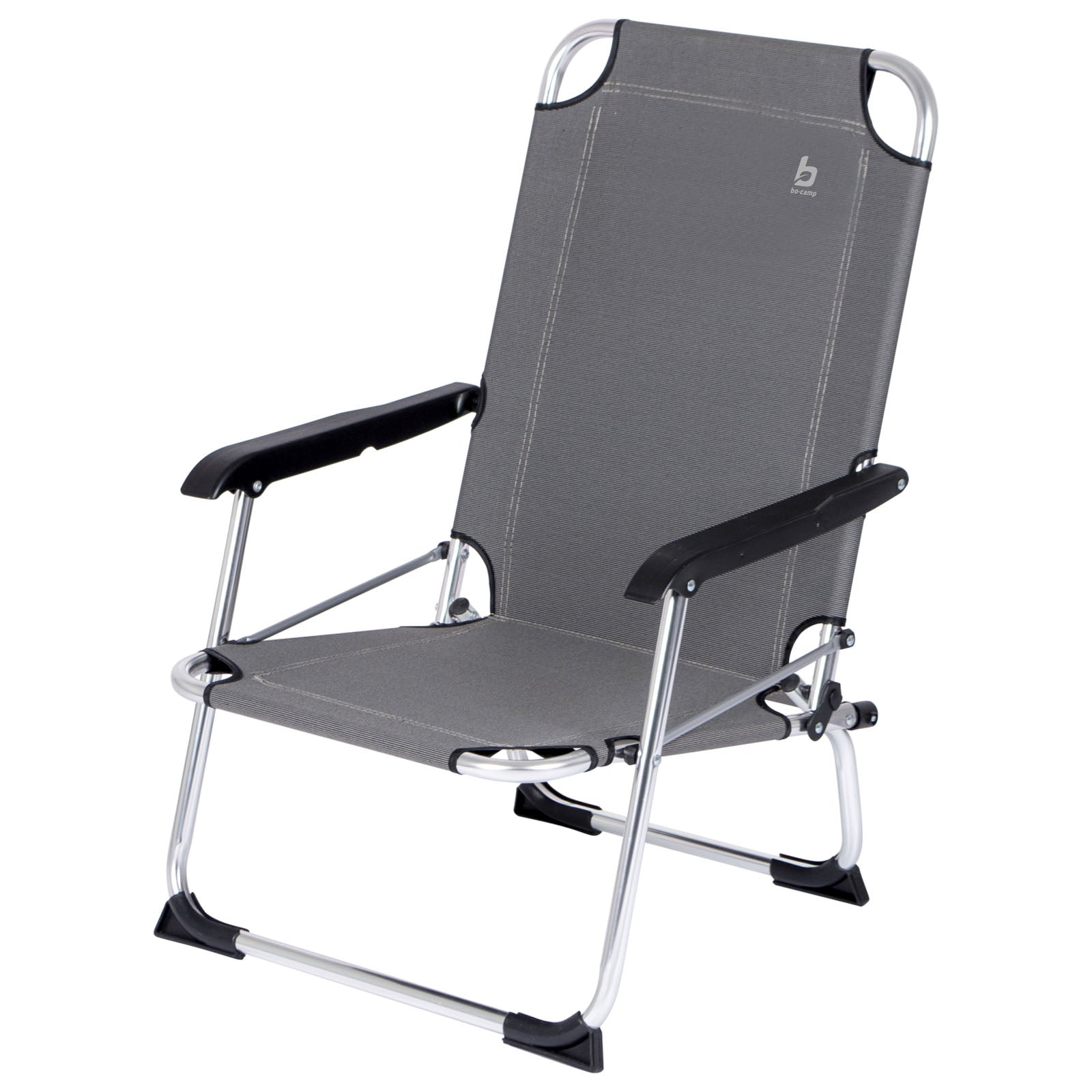 BO-CAMP Alu Beach Chair Copa Rio Folding Chair Camping Fishing Garden Armchair Low