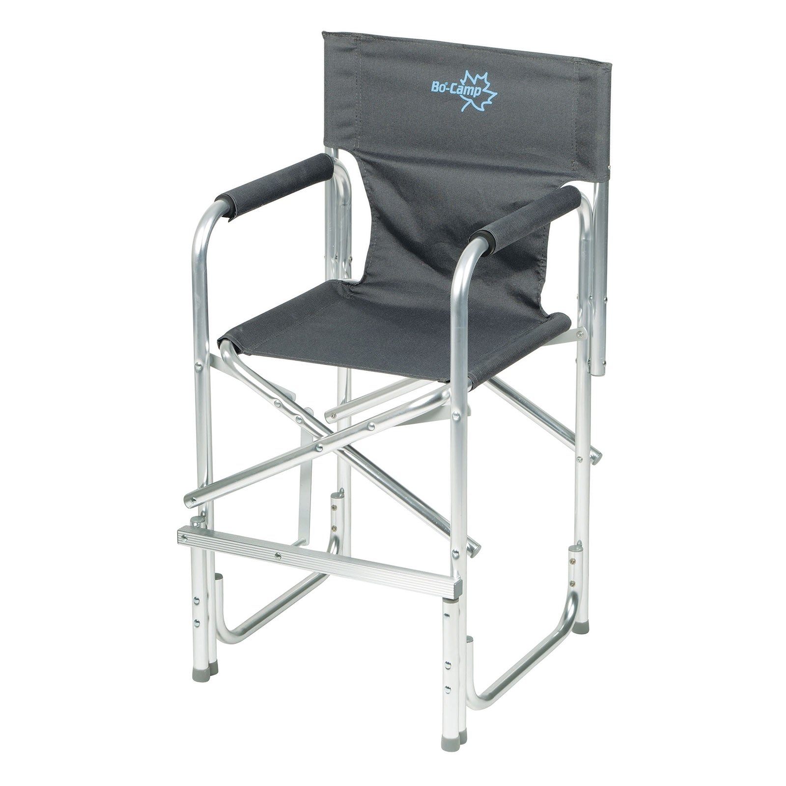 BO-CAMP Kinder Hoch Stuhl - Camping Klappstuhl Strand Faltstuhl Gurt Faltbar Alu