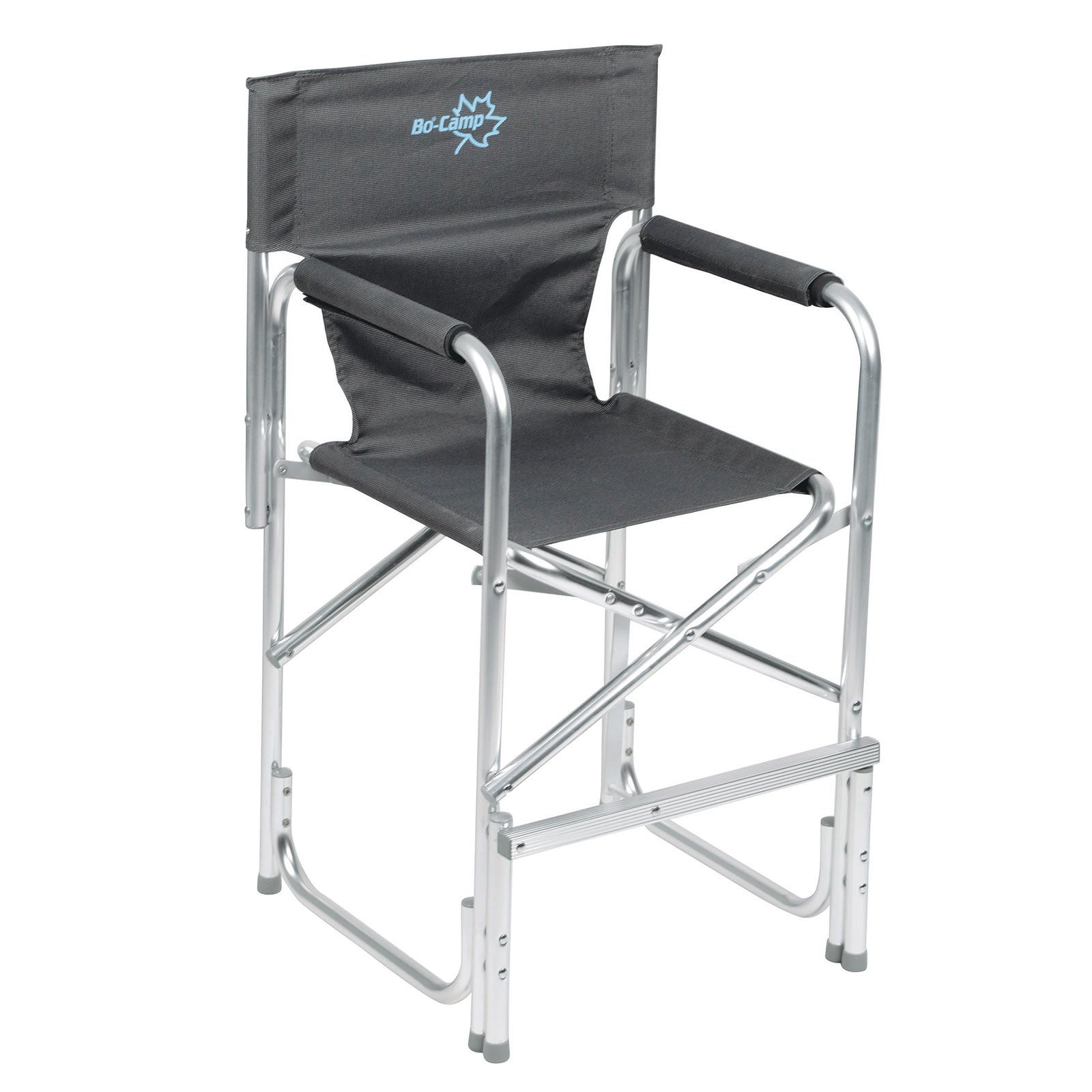 BO-CAMP Kinder Hoch Stuhl - Camping Klappstuhl Strand Faltstuhl Gurt Faltbar Alu