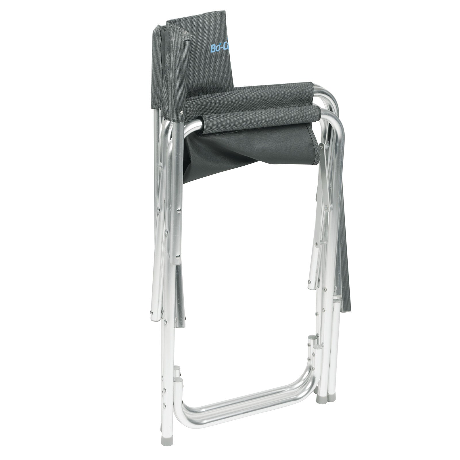 BO-CAMP Kinder Hoch Stuhl - Camping Klappstuhl Strand Faltstuhl Gurt Faltbar Alu