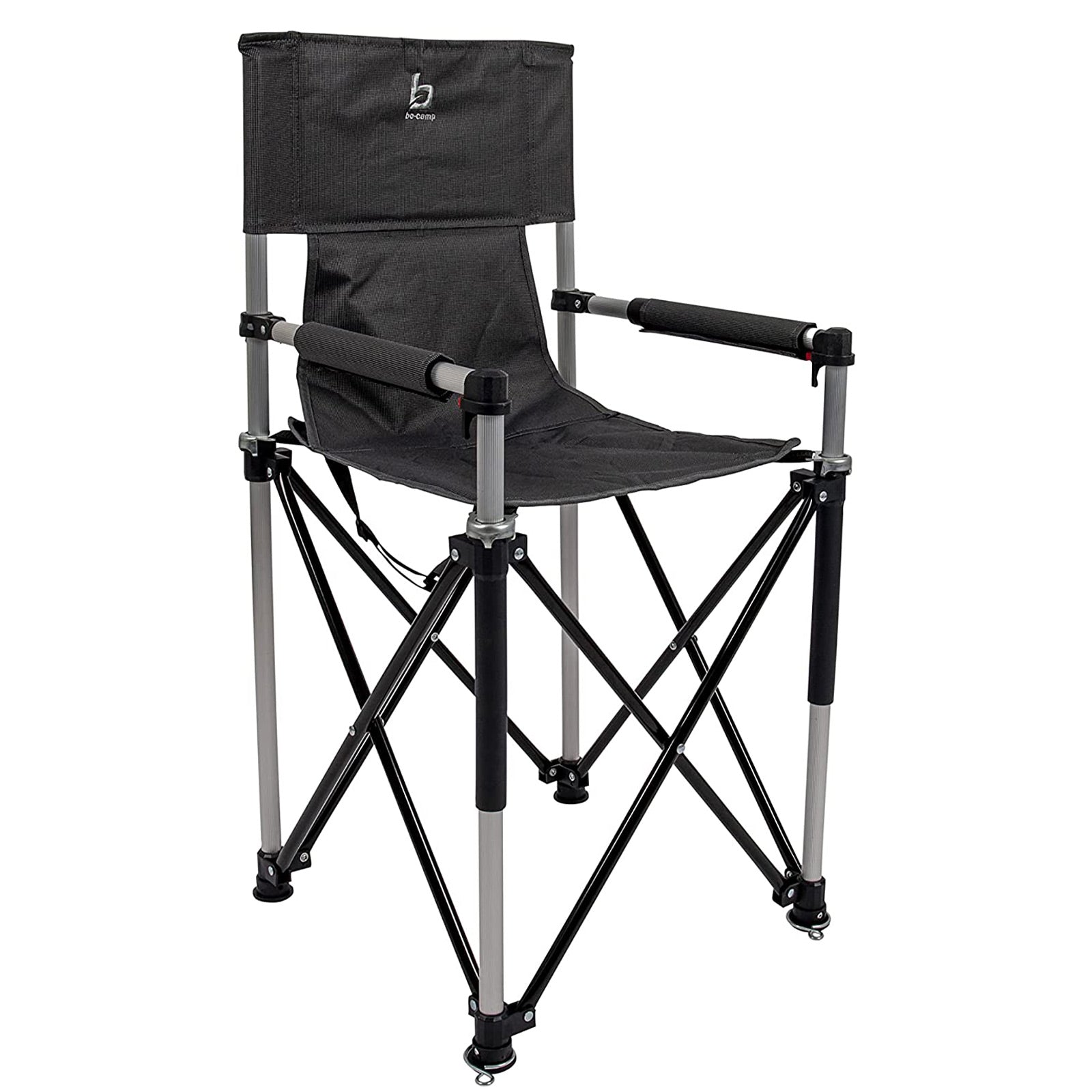 BO-CAMP Chaise haute pour enfants Chaise pliante de camping Chaise de plage Chaise pliante Pliable en aluminium