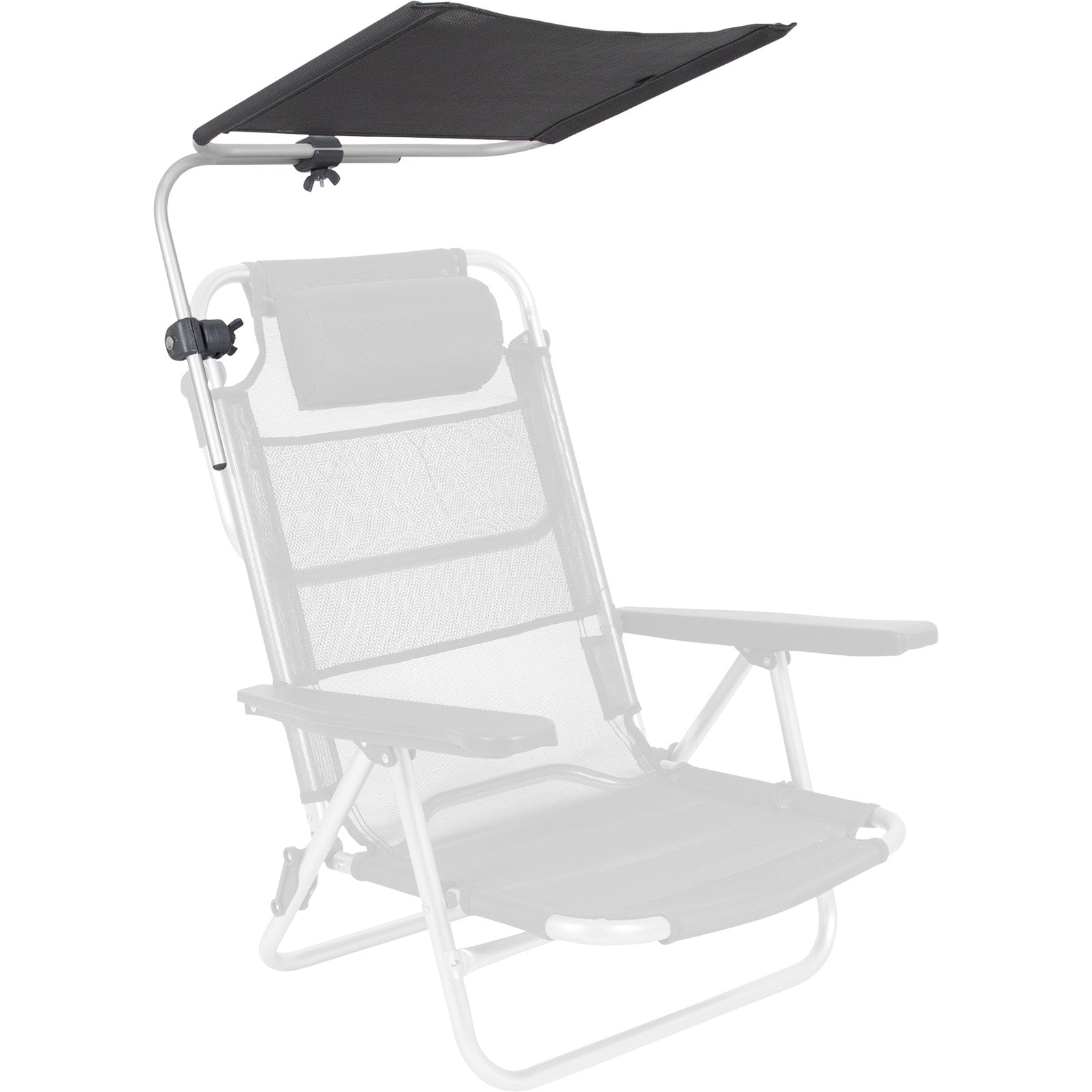 Parasol BO-CAMP pour chaise de camping, chaise pliante, chaise de plage, parapluie