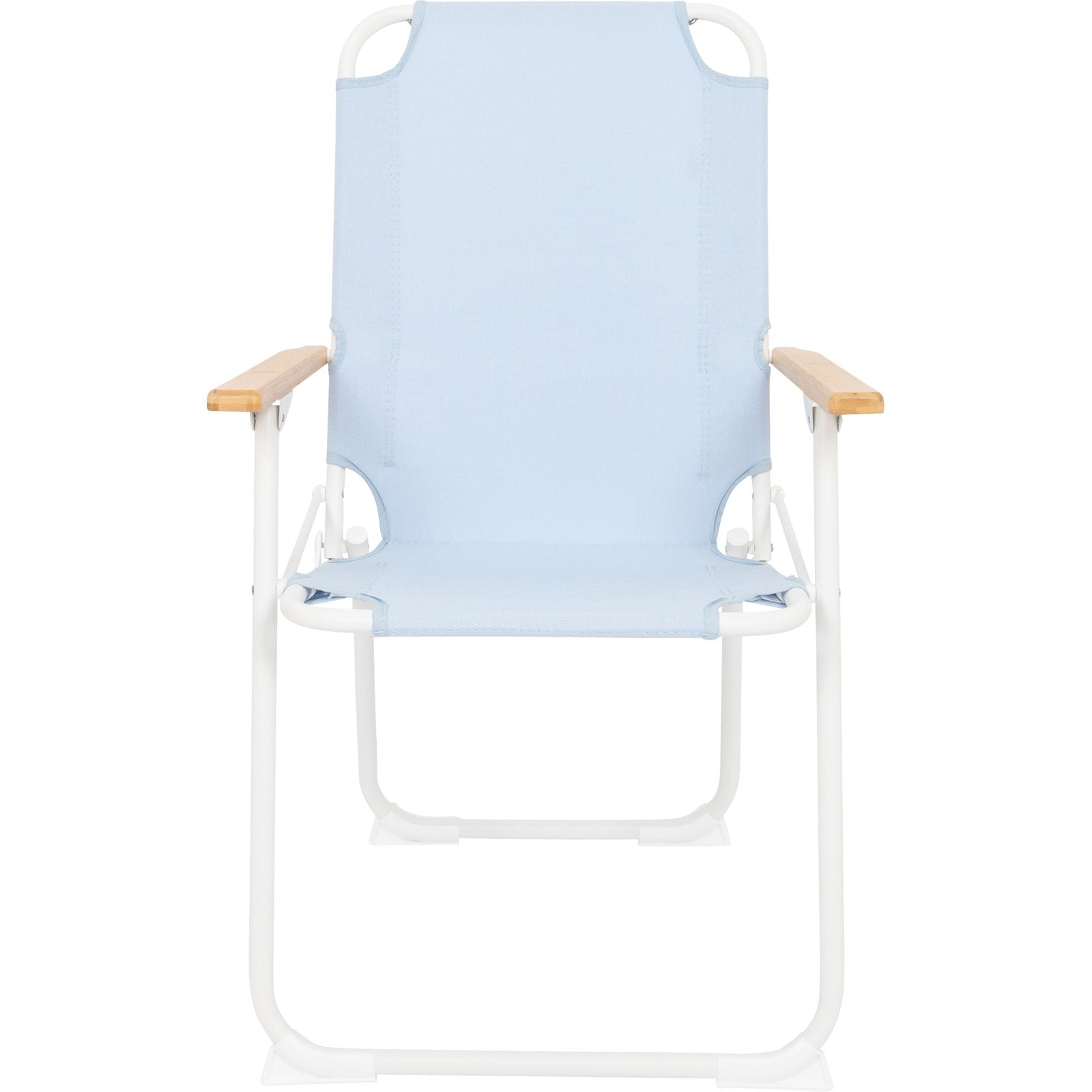 Chaise de camping pliante BO-CAMP Mosset M, aluminium et bois, 100 kg