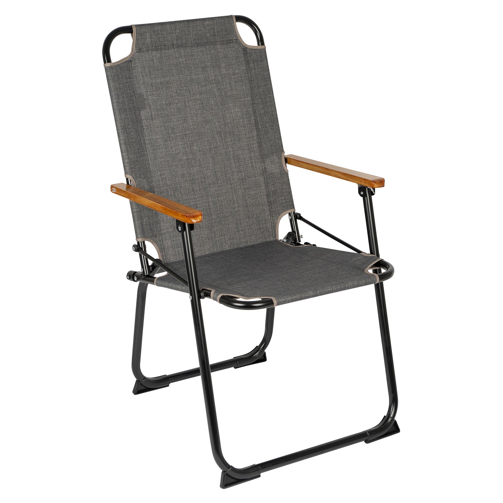 BO-CAMP Brixton Folding Chair - Camping Chair Fishing Folding Chair Aluminium Foldable 100 kg