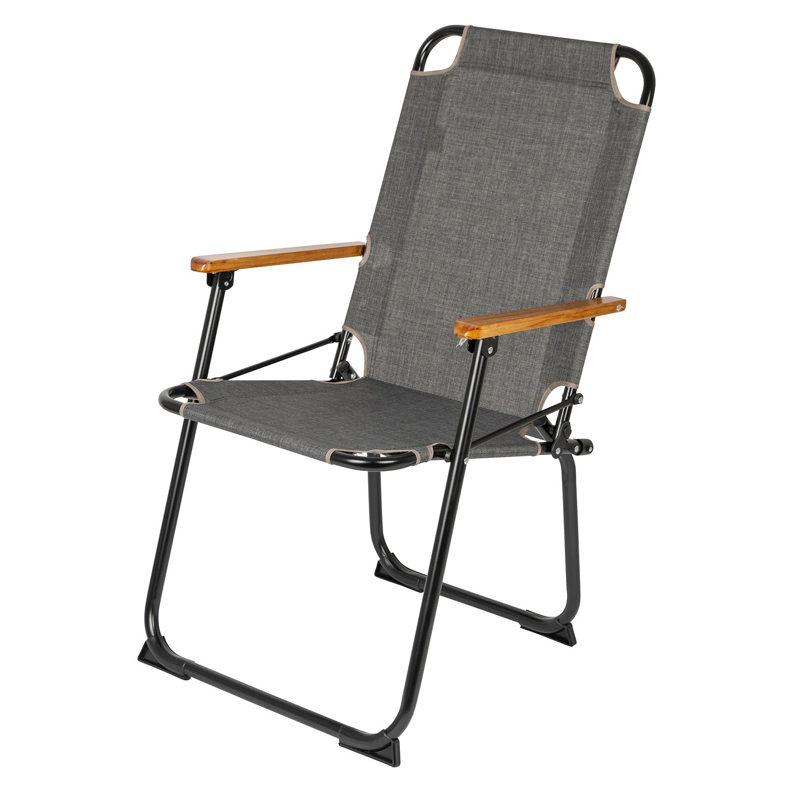 BO-CAMP Brixton Folding Chair - Camping Chair Fishing Folding Chair Aluminium Foldable 100 kg
