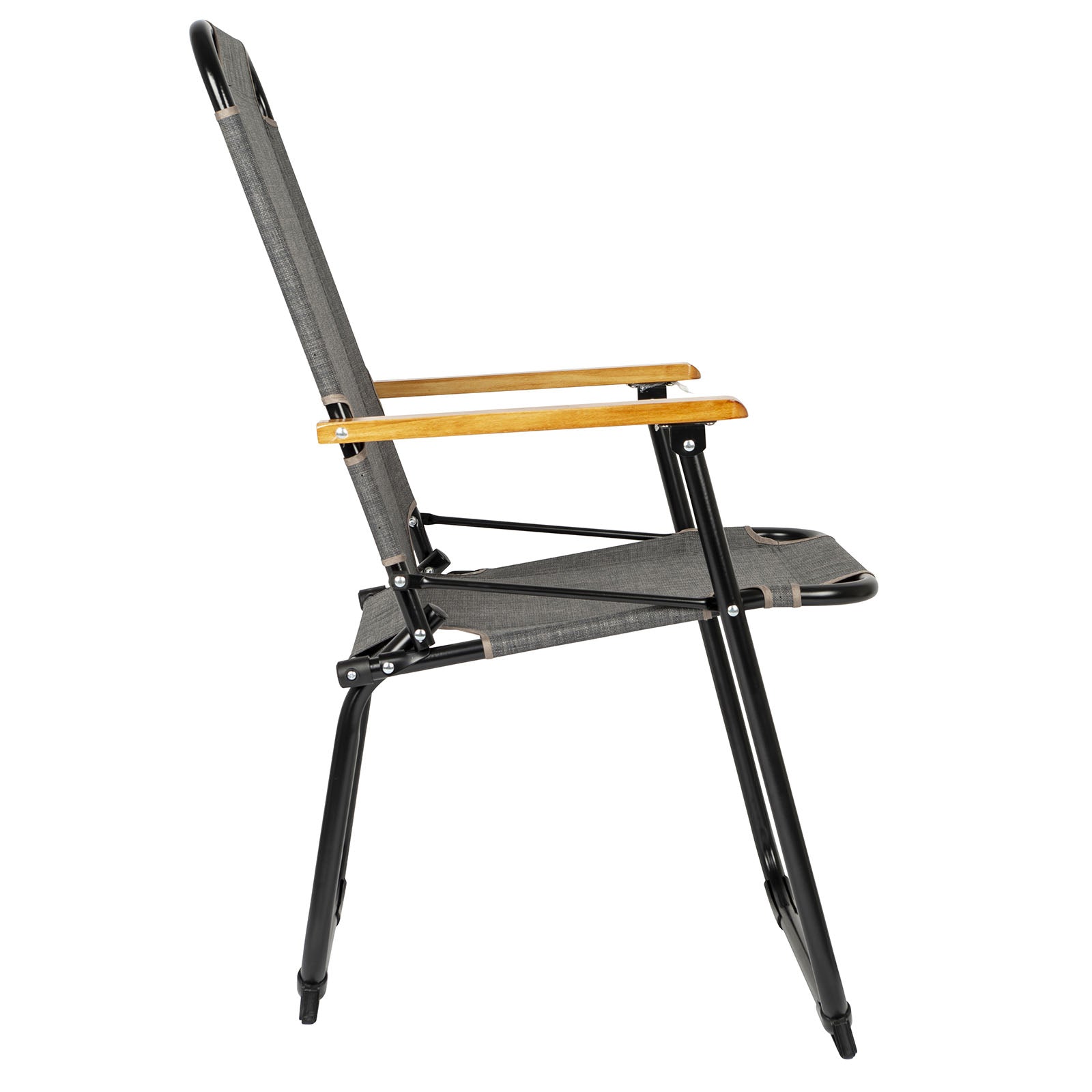 BO-CAMP Brixton Folding Chair - Camping Chair Fishing Folding Chair Aluminium Foldable 100 kg