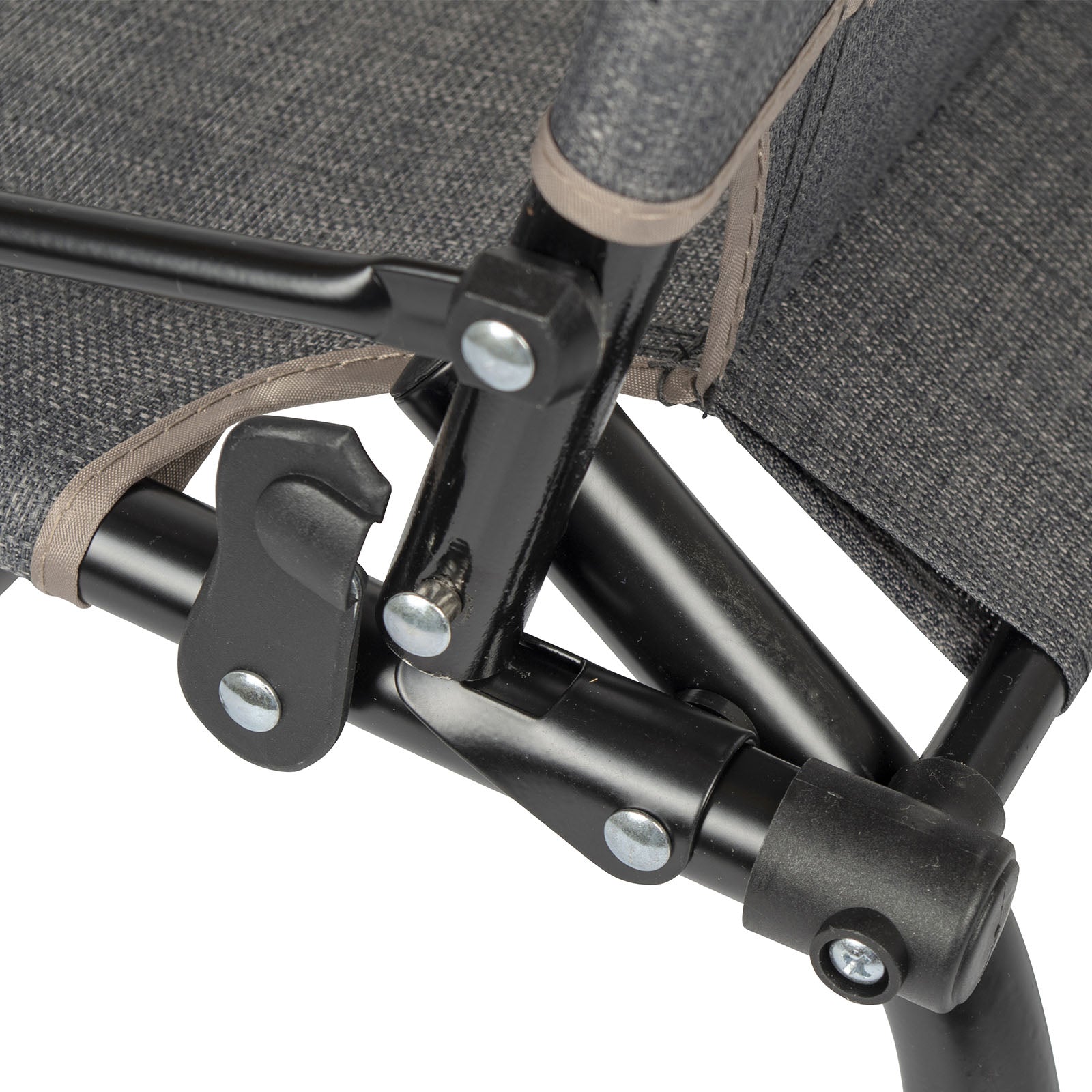 BO-CAMP Brixton Folding Chair - Camping Chair Fishing Folding Chair Aluminium Foldable 100 kg