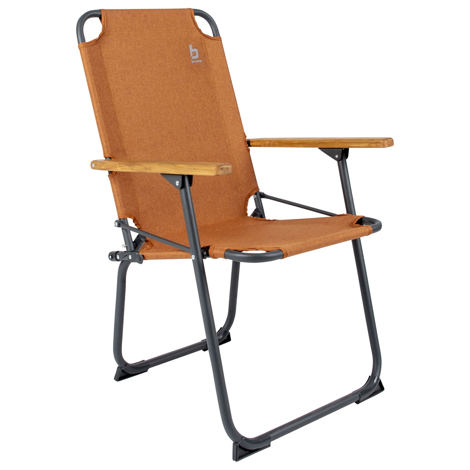 BO-CAMP Camping Chair Bushwick Garden Folding Chair Folding Chair Foldable Aluminium Wood 100kg