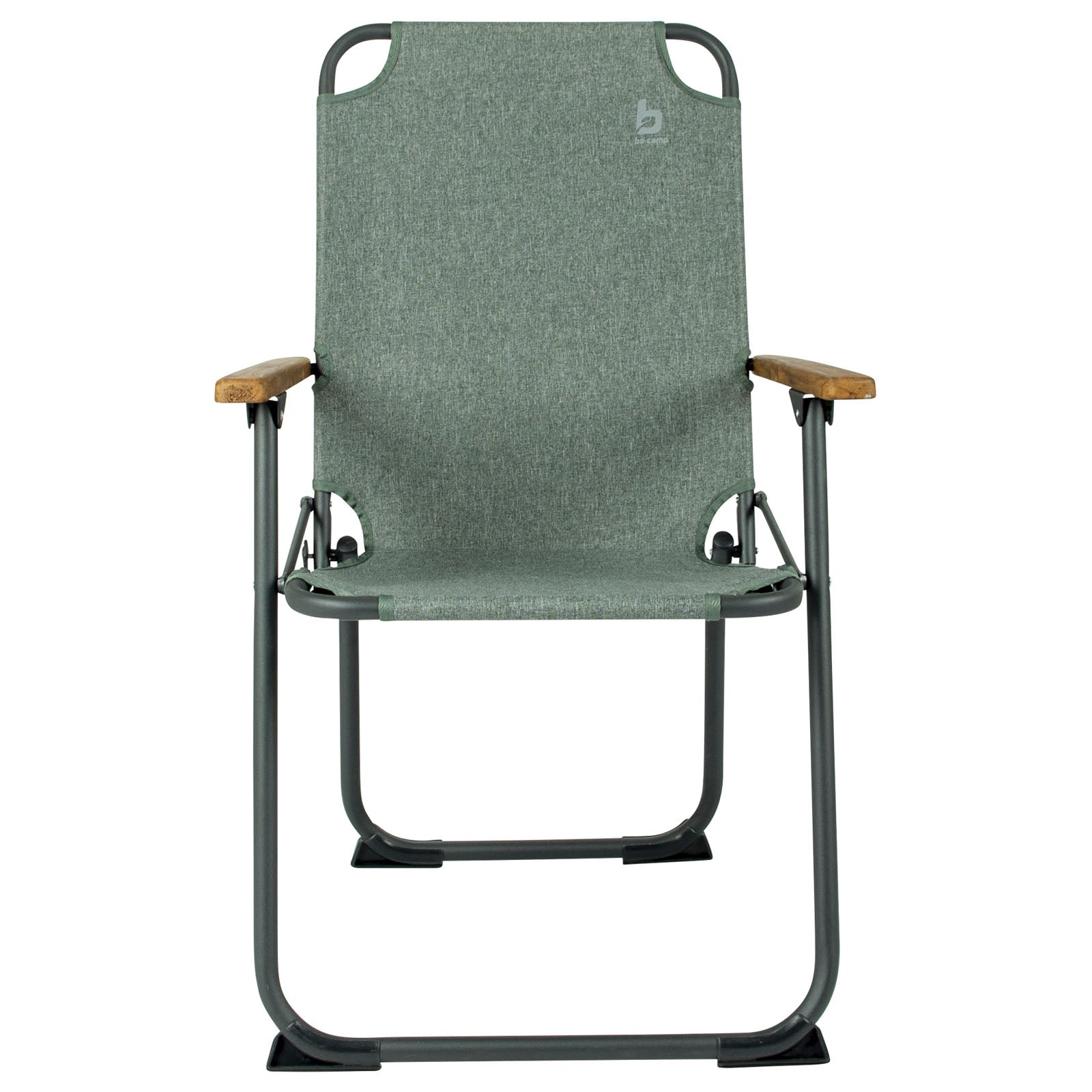 BO-CAMP Camping Chair Bushwick Garden Folding Chair Folding Chair Foldable Aluminium Wood 100kg