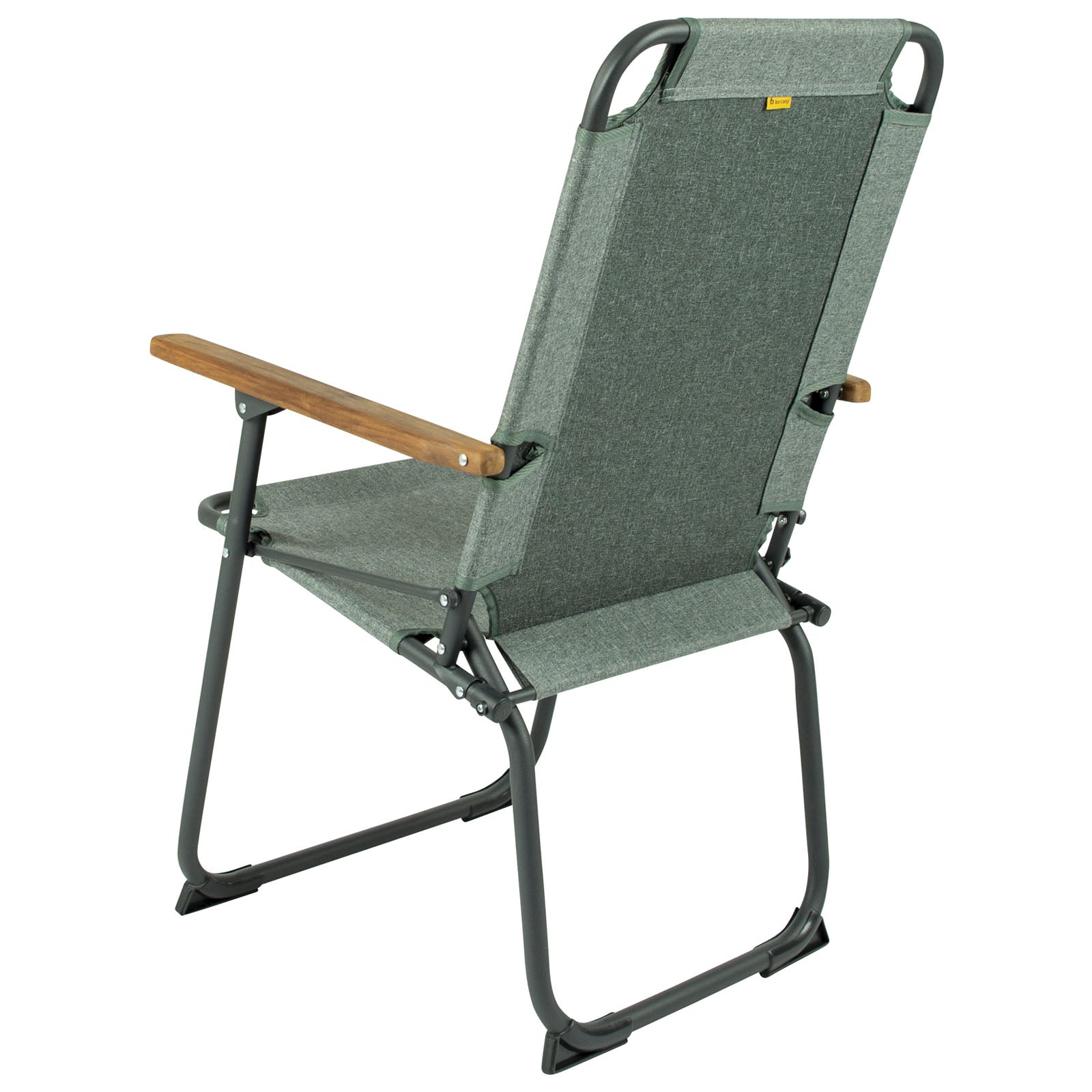 BO-CAMP Camping Chair Bushwick Garden Folding Chair Folding Chair Foldable Aluminium Wood 100kg