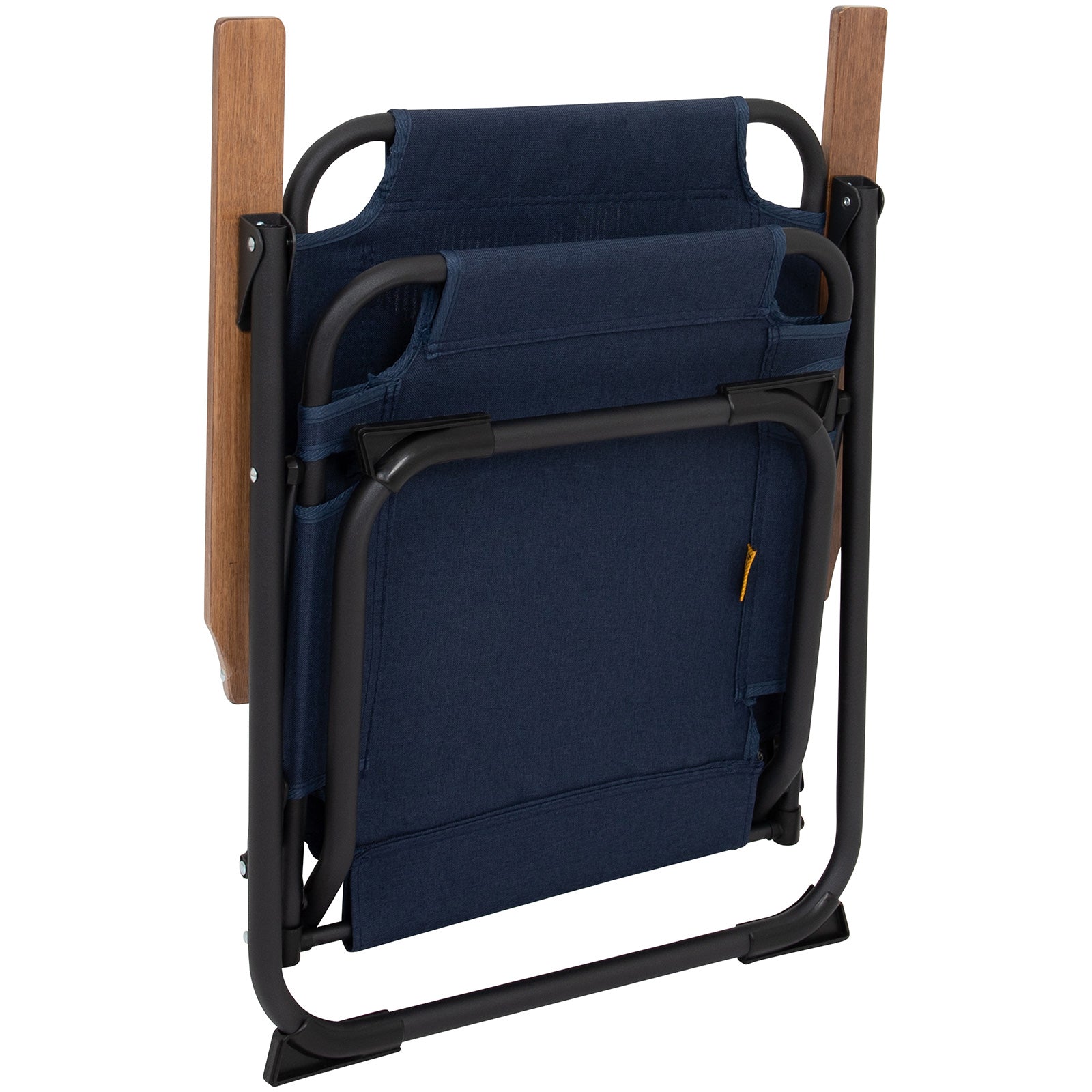 BO-CAMP Camping Chair Bushwick Garden Folding Chair Folding Chair Foldable Aluminium Wood 100kg