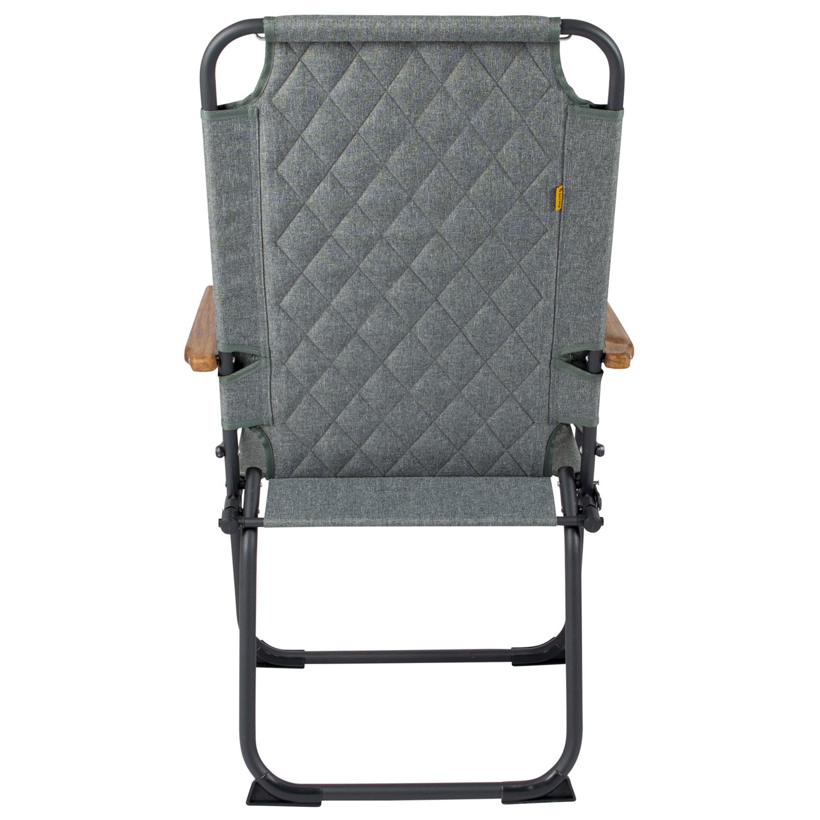 BO-CAMP Camping Chair Jefferson Garden Chair Folding Chair Aluminium Wood 100 kg