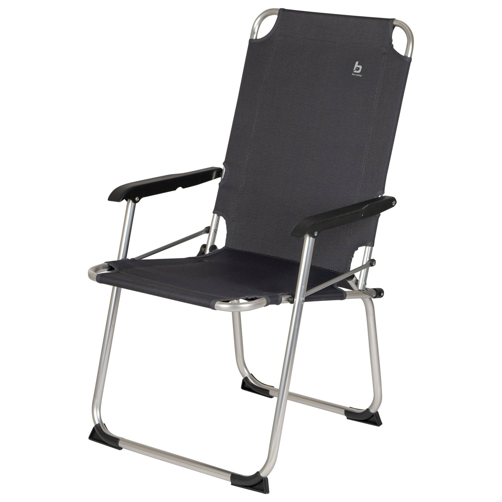 Chaise de camping pliante en aluminium BO-CAMP Copa Rio Comfort, fauteuil de jardin, chaise de pêche
