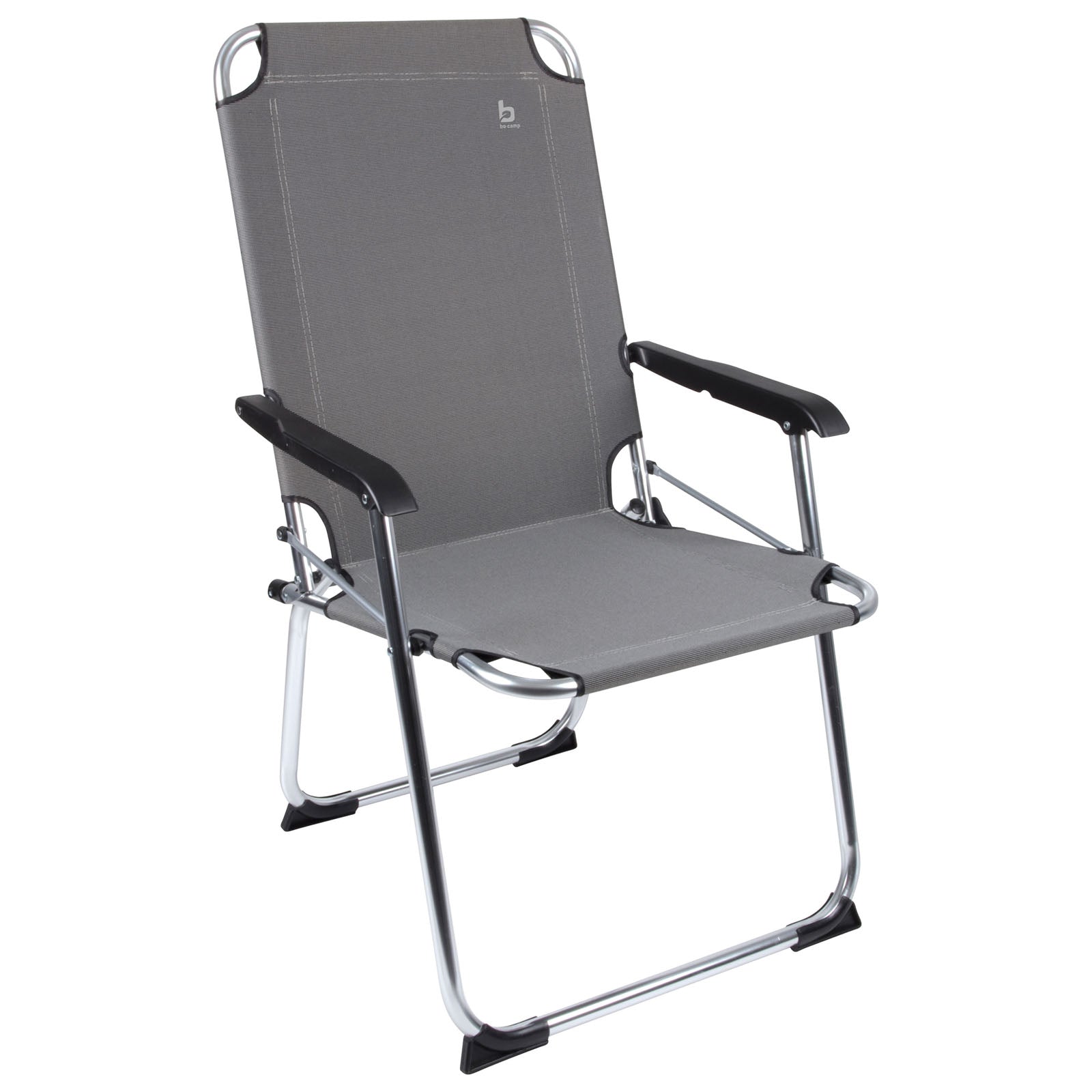 Chaise de camping pliante en aluminium BO-CAMP Copa Rio Comfort, fauteuil de jardin, chaise de pêche