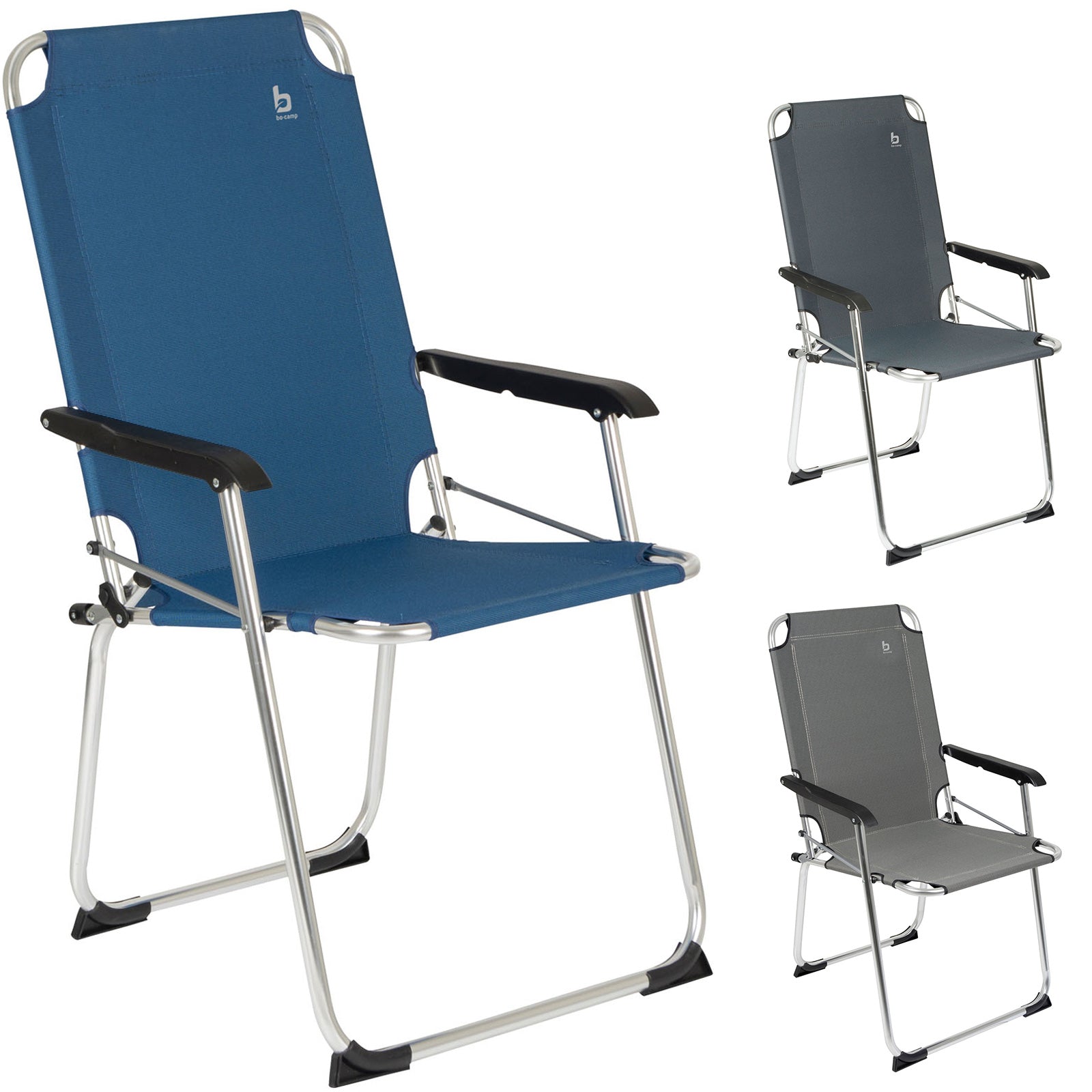 Chaise pliante en aluminium BO-CAMP Copa Rio Comfort XL chaise de camping pêche fauteuil de jardin