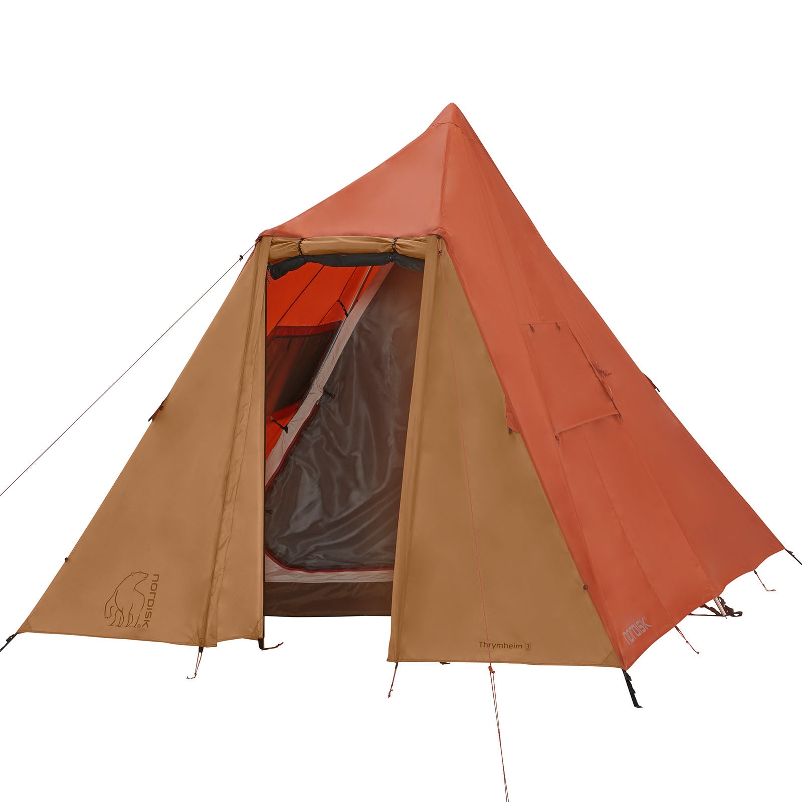 Tente maison NORDISK Thrymheim 3 personnes PU Famille First Tipi Wigwam Antichambre Alu