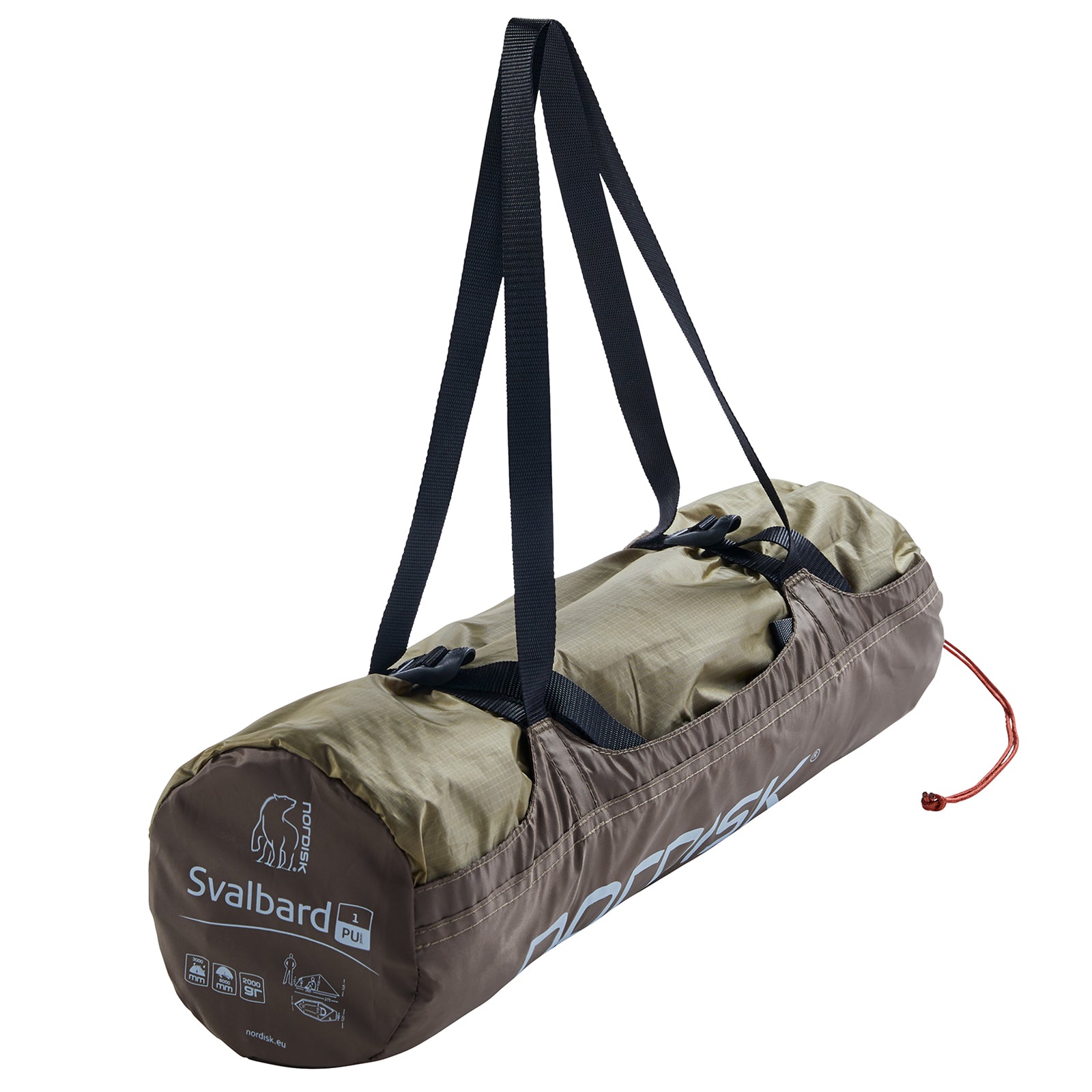 NORDISK Zelt Svalbard 1 Personen Trekkingzelt - Camping Fahrrad Einmannzelt 2 kg