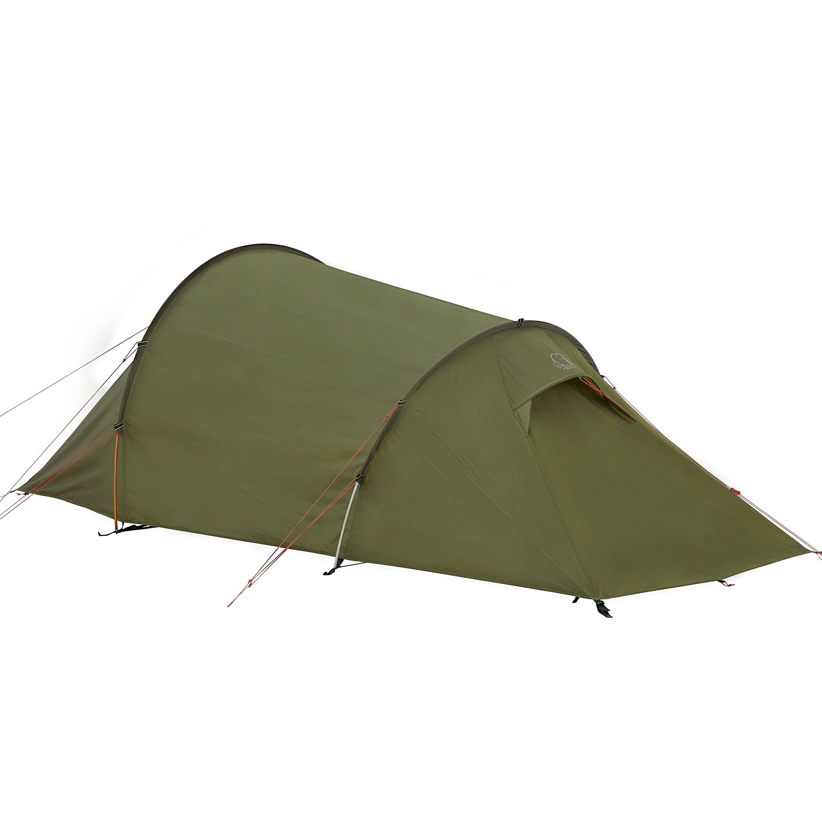 Tente de trekking NORDISK Halland pour 2 personnes, tente tunnel pour vélo, camping, légère