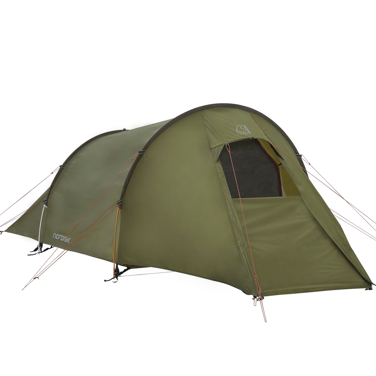 Tente de trekking NORDISK Halland pour 2 personnes, tente tunnel pour vélo, camping, légère